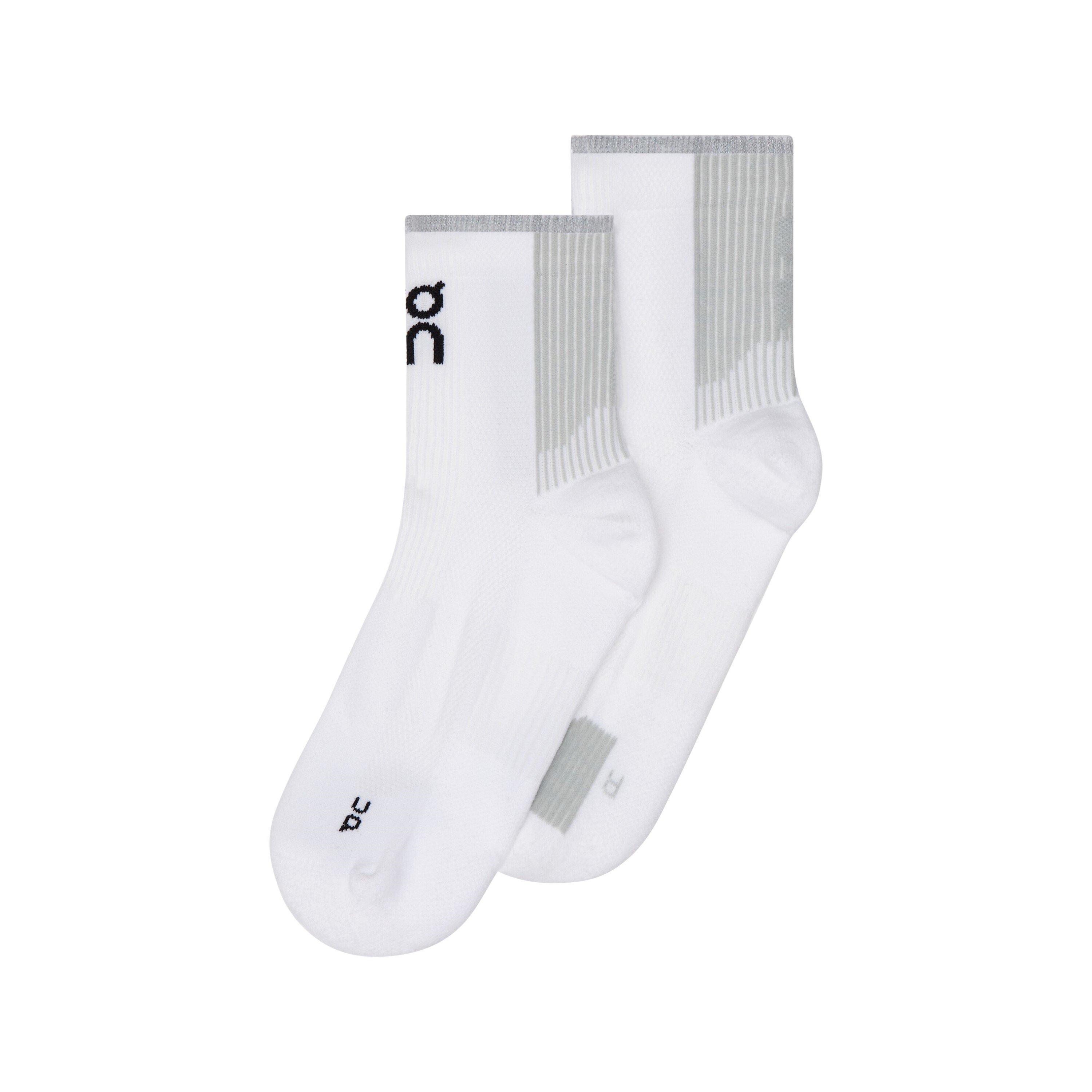 White - On - Adults Quarter Socks - 3