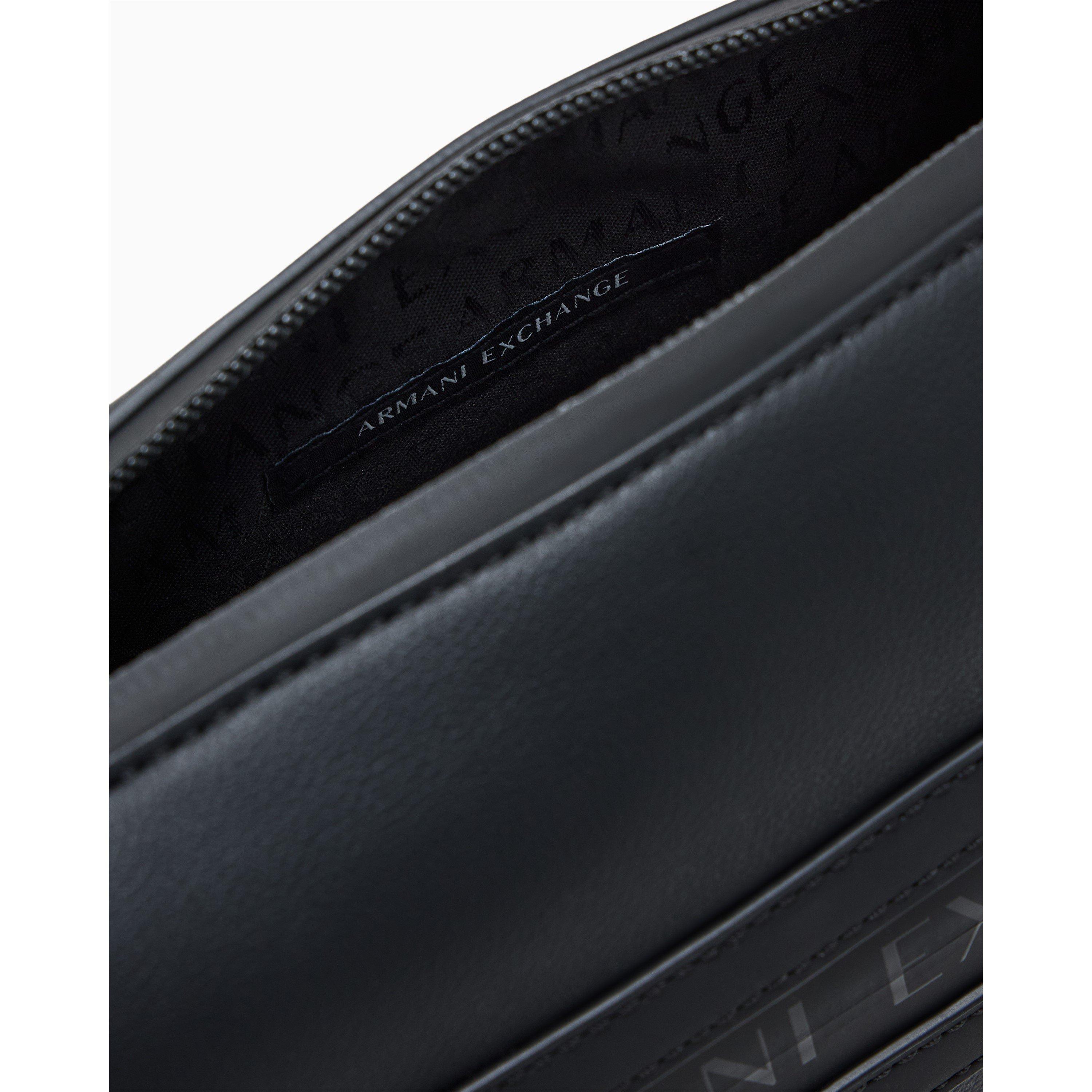 Black / Black - Armani Exchange - Armani Exchange Messenger Bag - 6