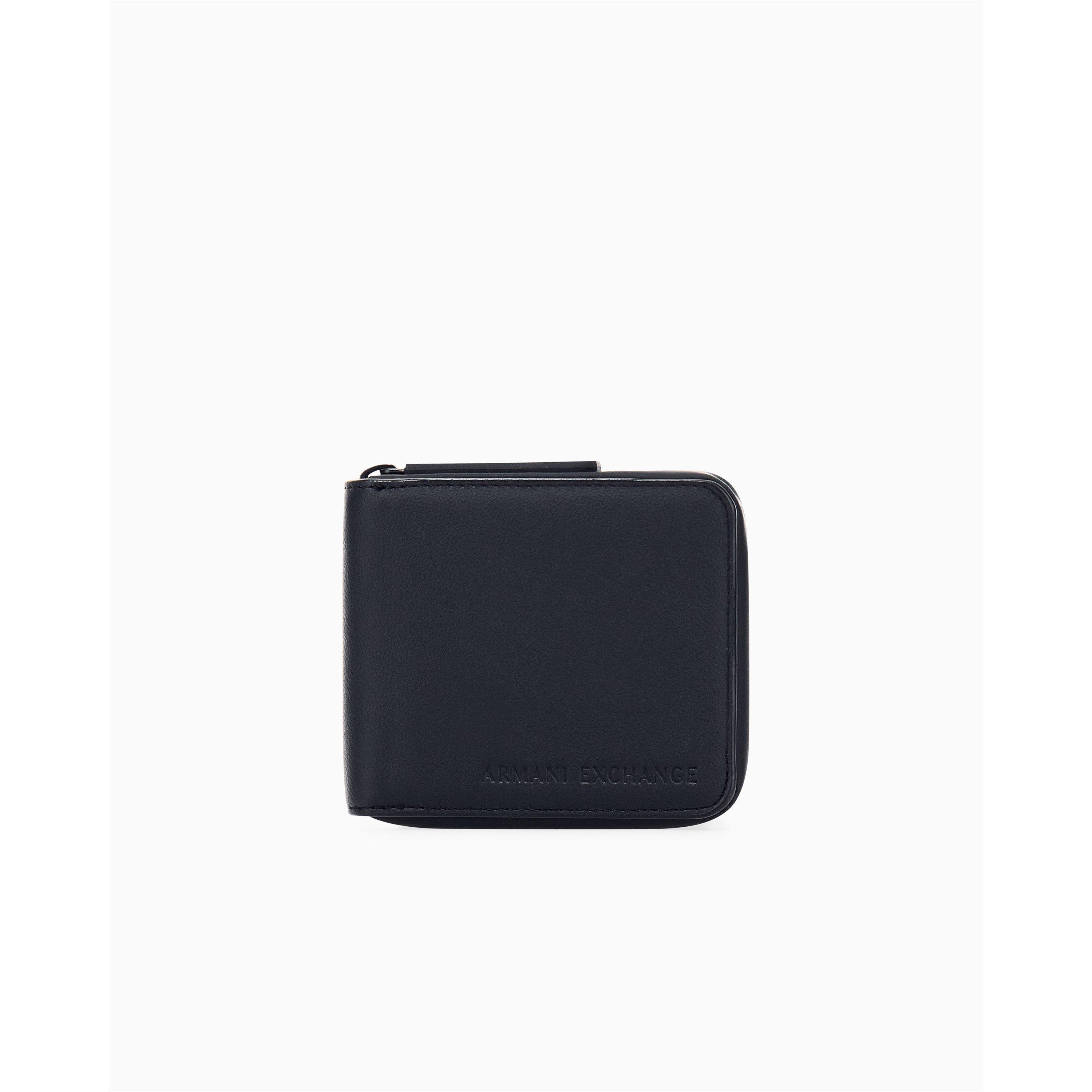 Armani Exchange Men's Wallet - Black / Black