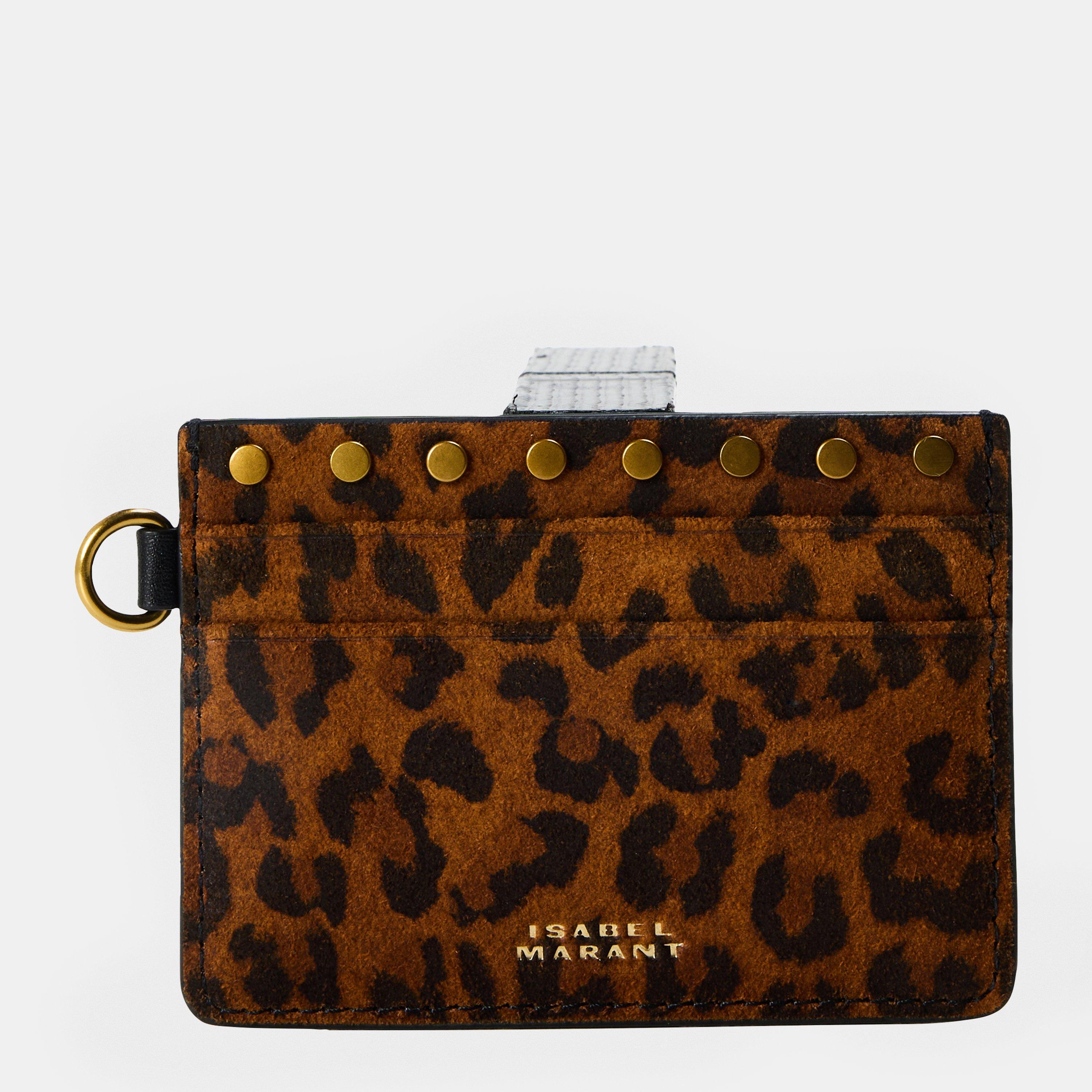 Isabel Marant Women's Card Holder - Leopard 99LE