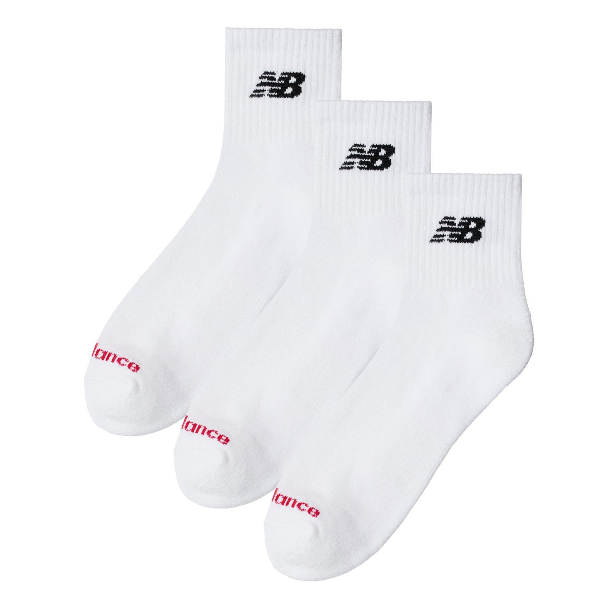 White - New Balance - Everyday Unisex Adults Ankle Socks 3 Pairs - 2