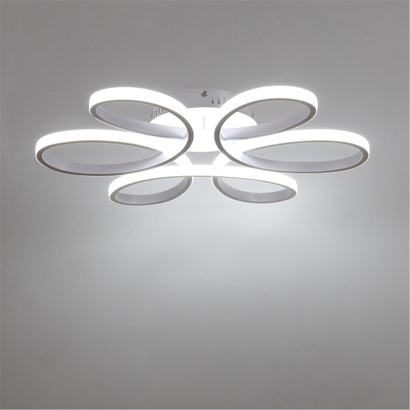 White - Kabinet UK - Petal Semi-Flush LED Ceiling Light - 2