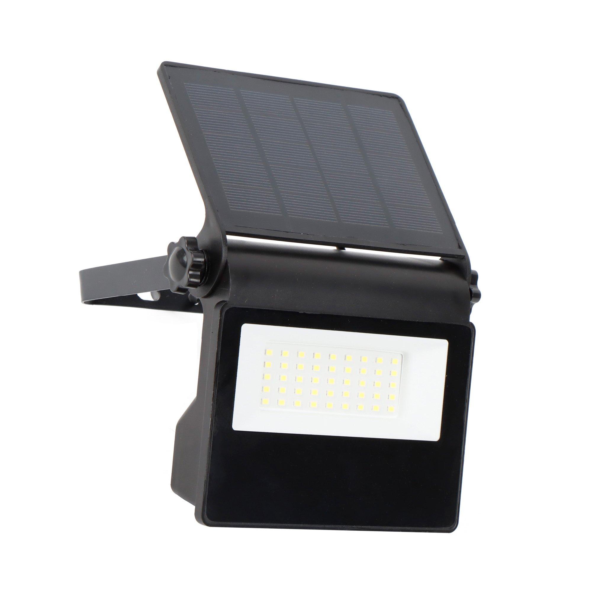 Black - Streetwize - Guardian 800 Solar Security Light-Motion Sensor - 1