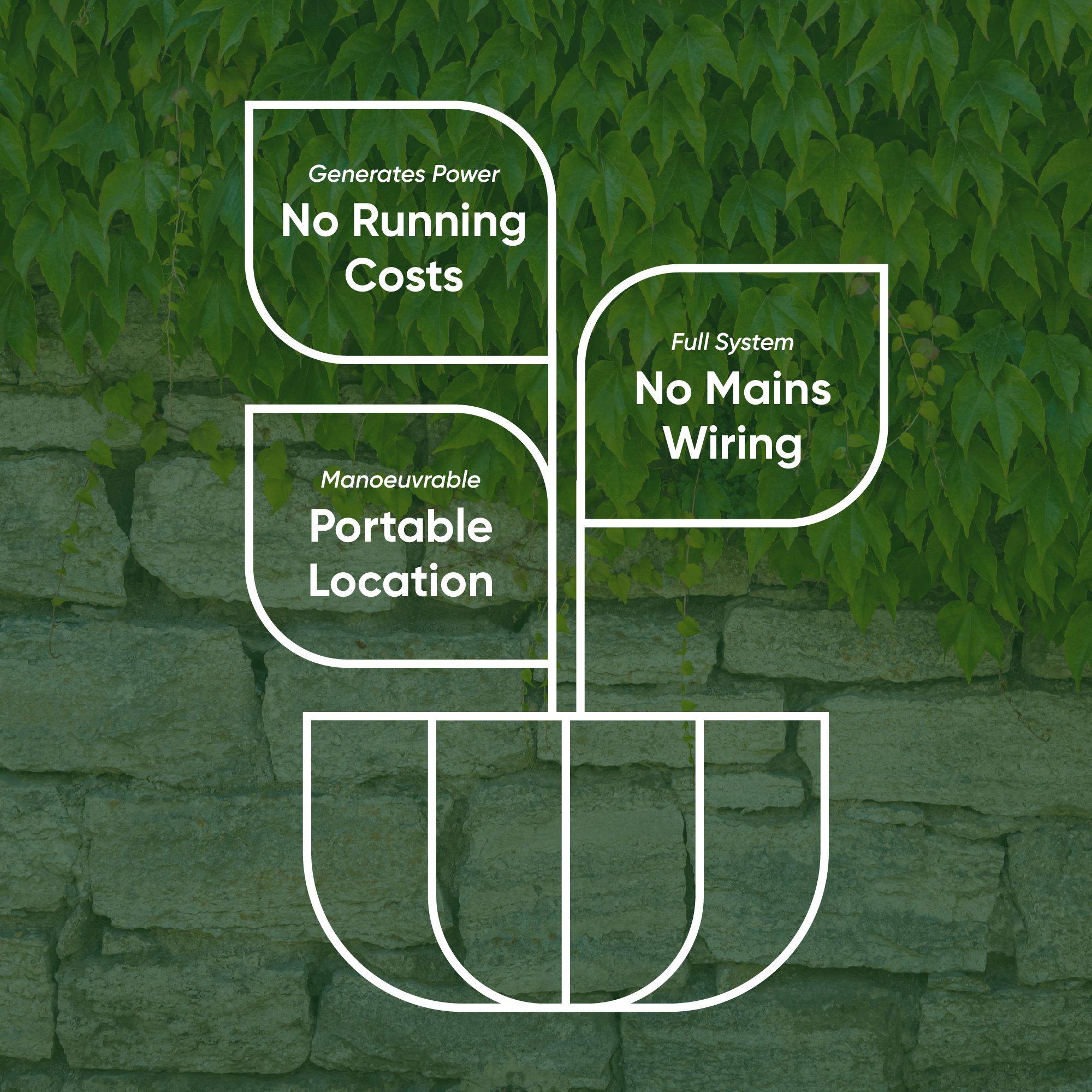 Green - Streetwize - Spider Lily Solar Lights-Bold & Beautiful 3Flowers - 5