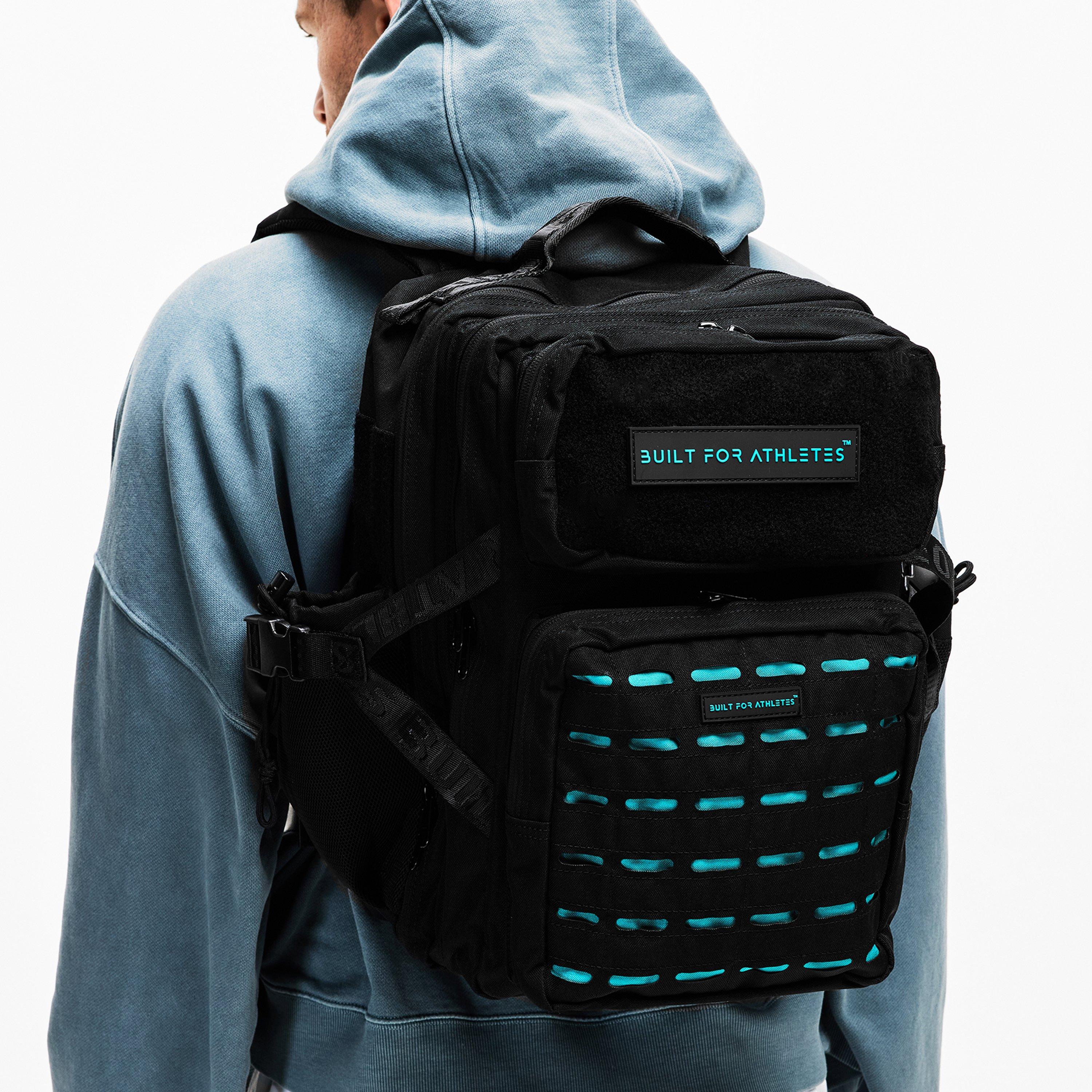 Aqua/Black - Built for Athletes - Hero Backpack - 3