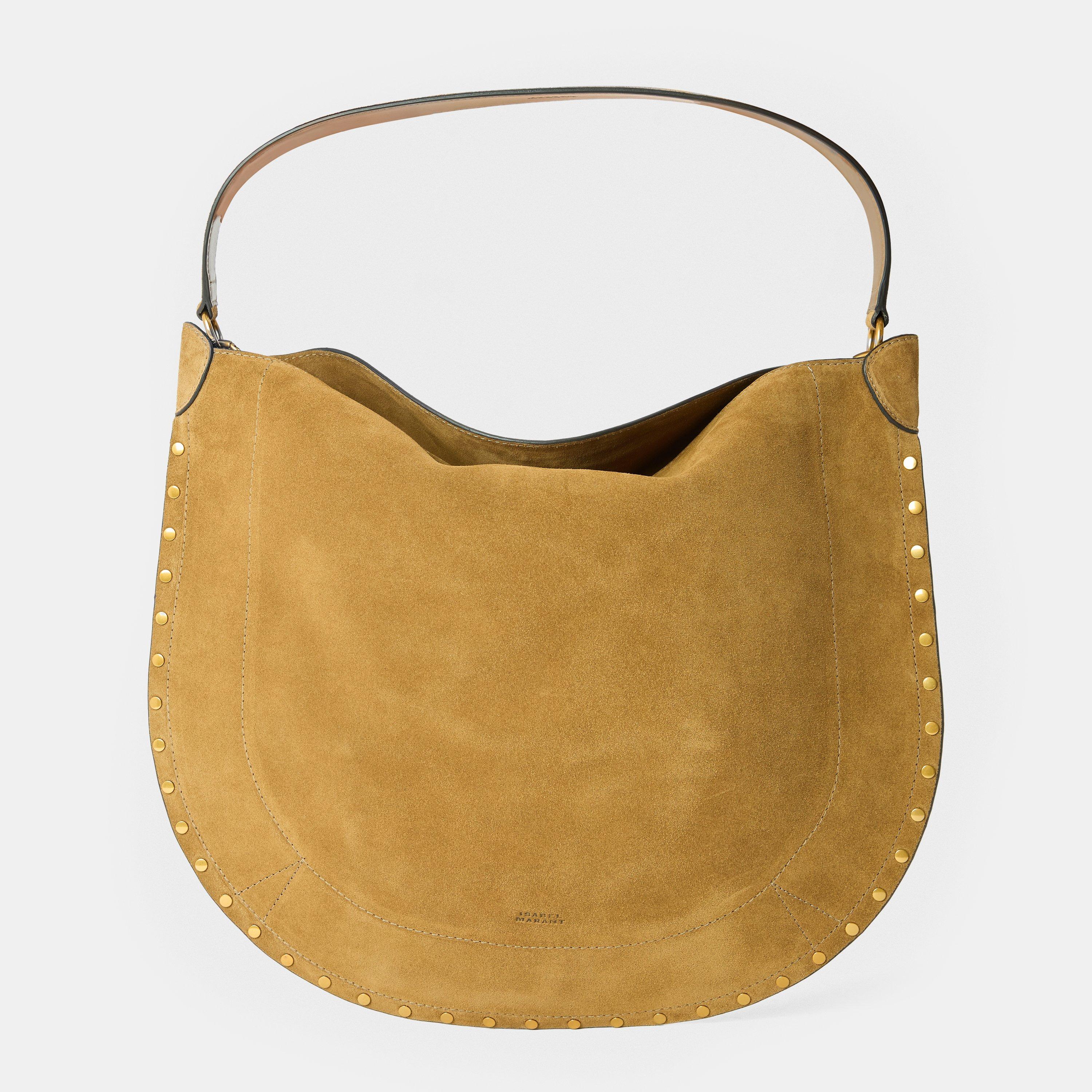 Taupe 50TA - Isabel Marant - Women's Oskan Soft Hobo Bag - 1