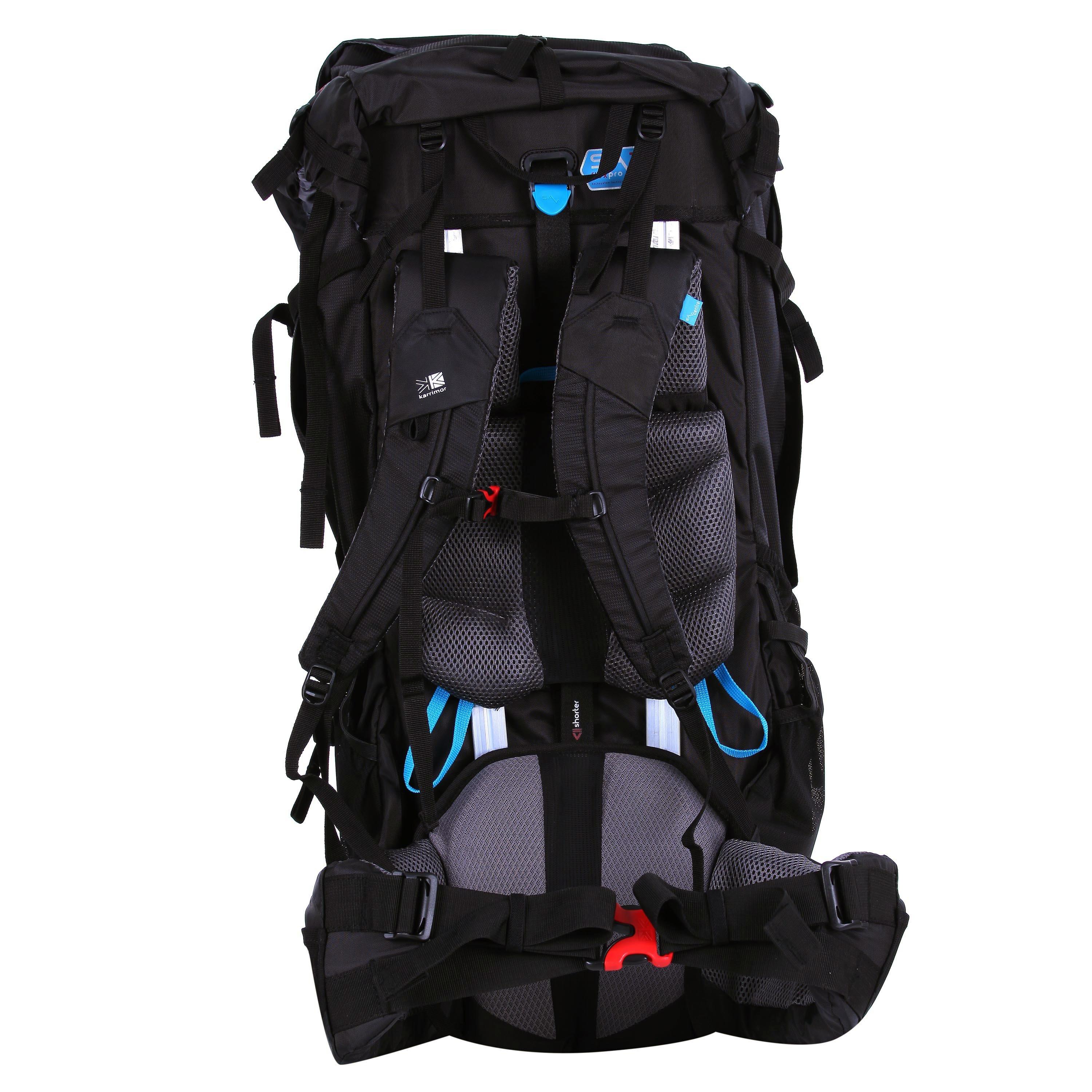 Black - Karrimor - Mens Jaguar SA2Flex 75+15 Backpack - 3