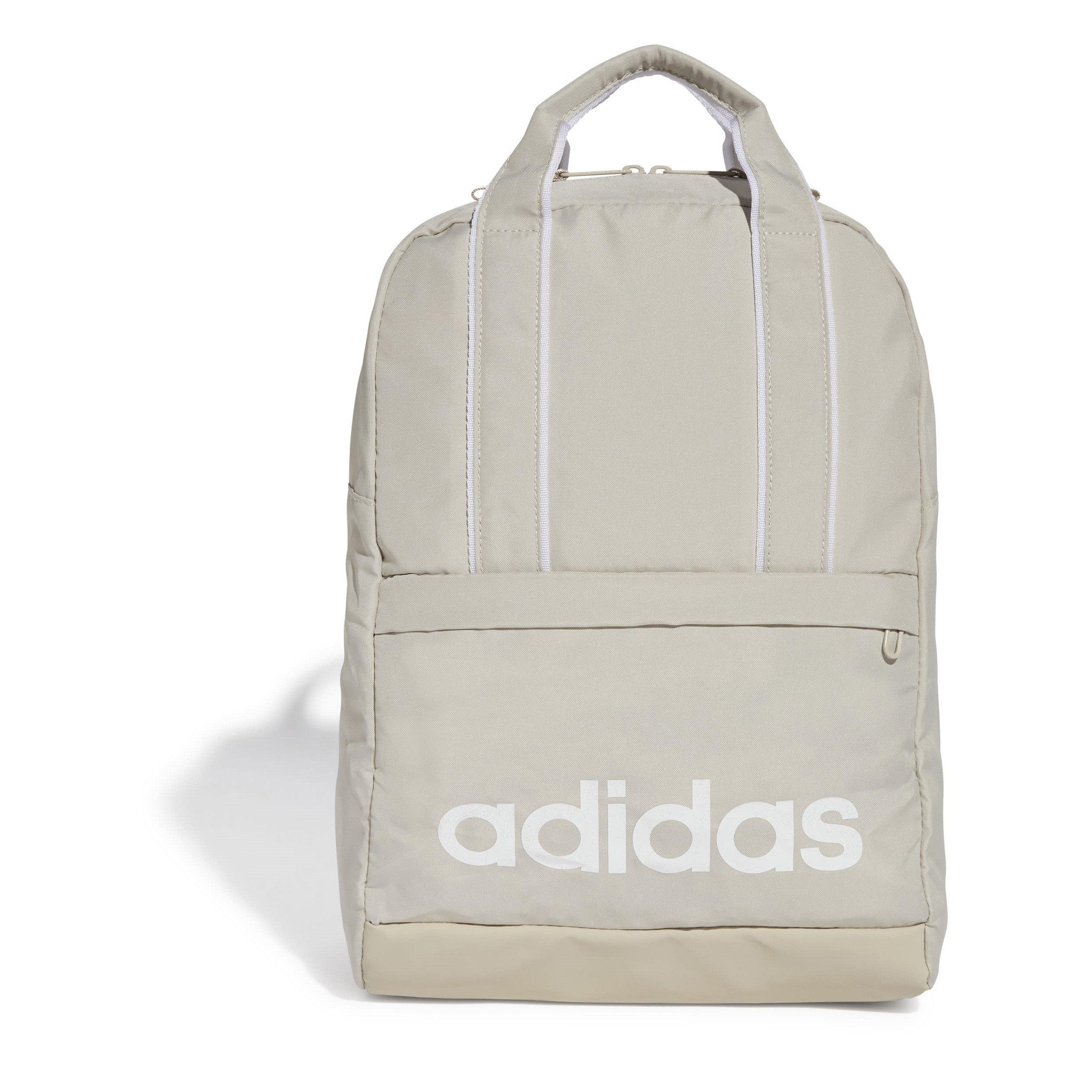 W.Alumina/White - adidas - Linear Essentials Backpack - 1