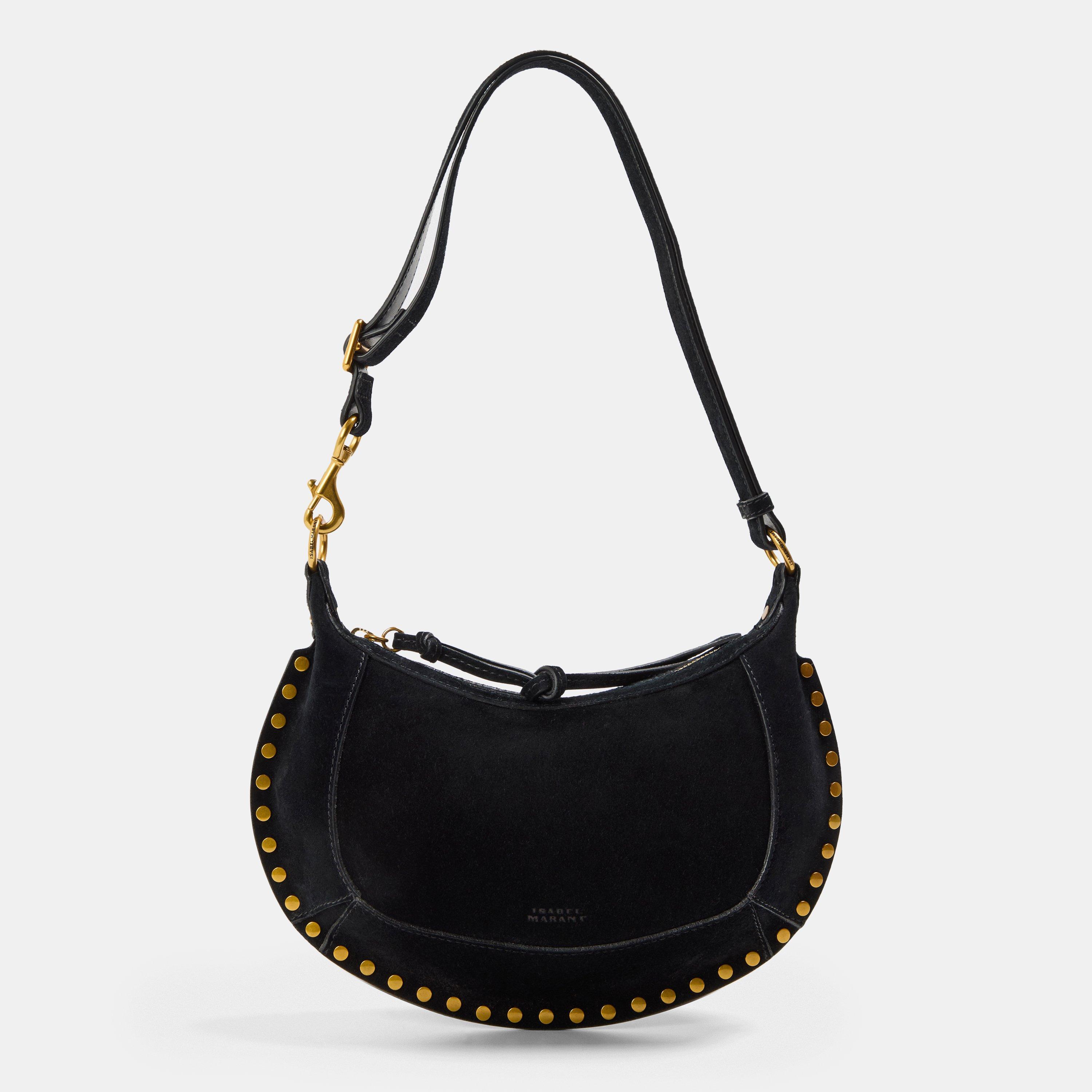 Isabel Marant Women's Oskan Moon Shoulder Bag - Black 01BK