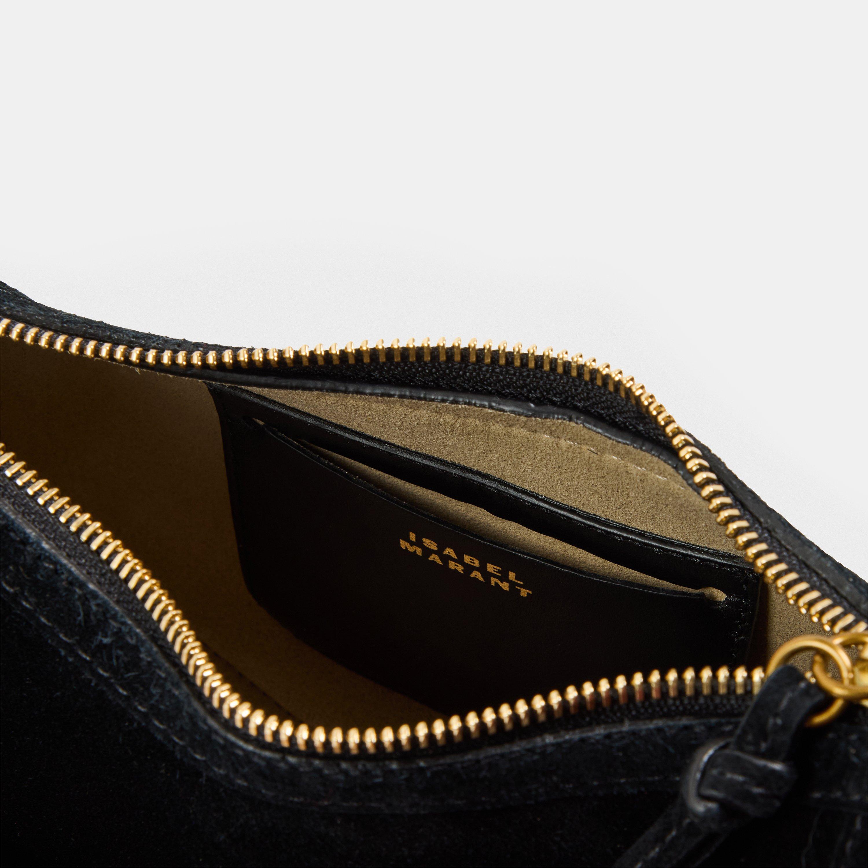 Black 01BK - Isabel Marant - Women's Oskan Moon Shoulder Bag - 5