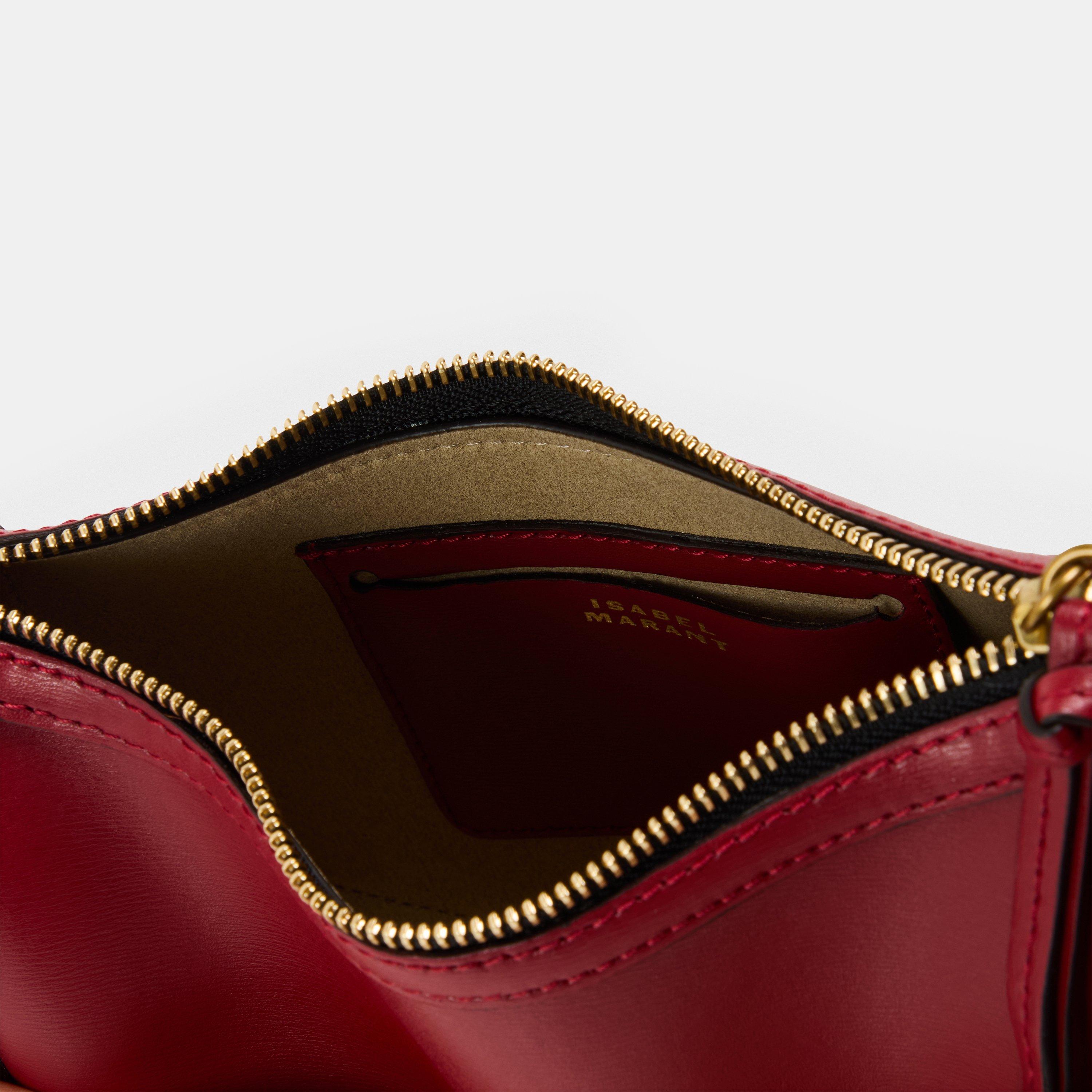 Dark Red 70DR - Isabel Marant - Women's Oskan Moon Shoulder Bag - 5