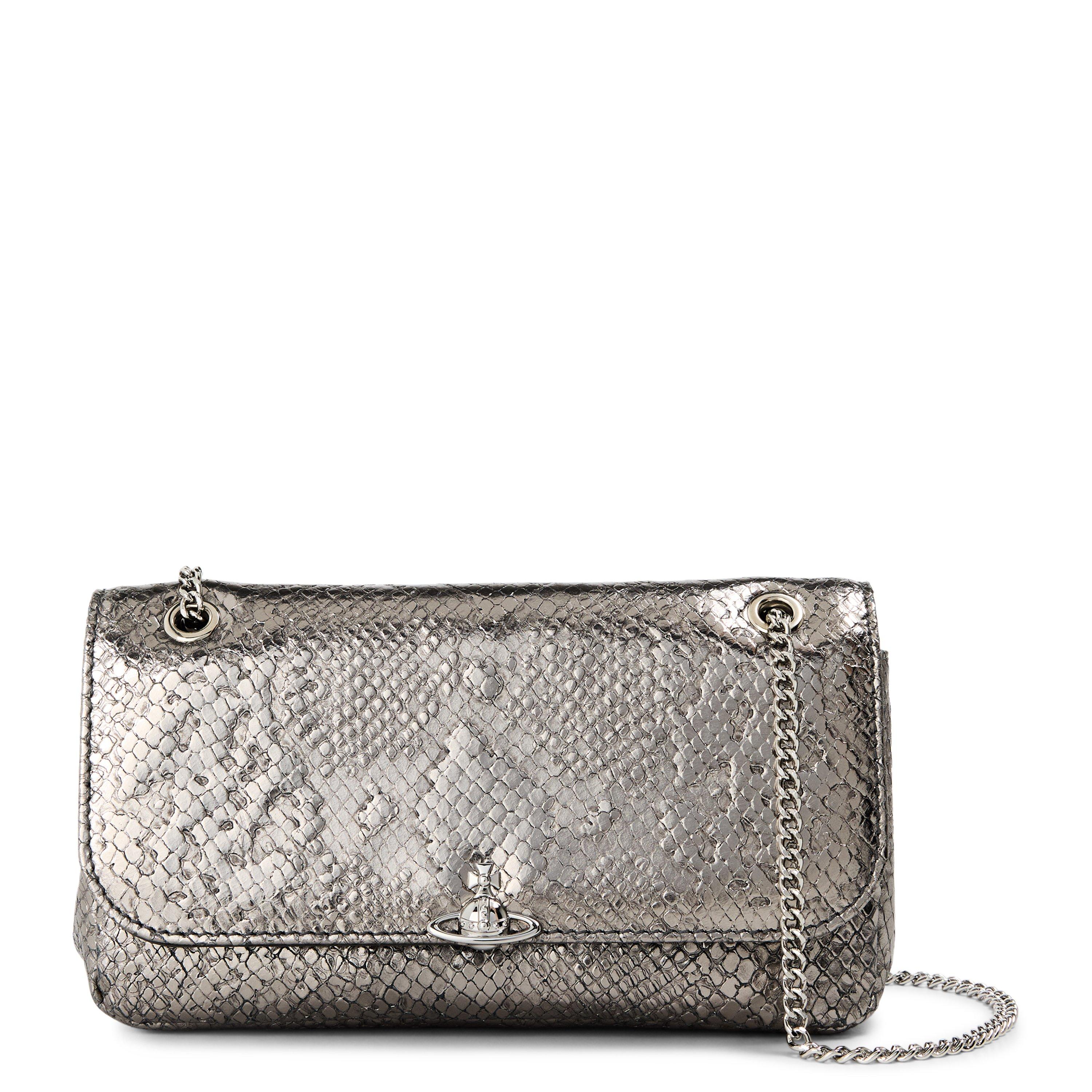 IRON - Vivienne Westwood - Women's Viv Chain Crossbody Bag - 1
