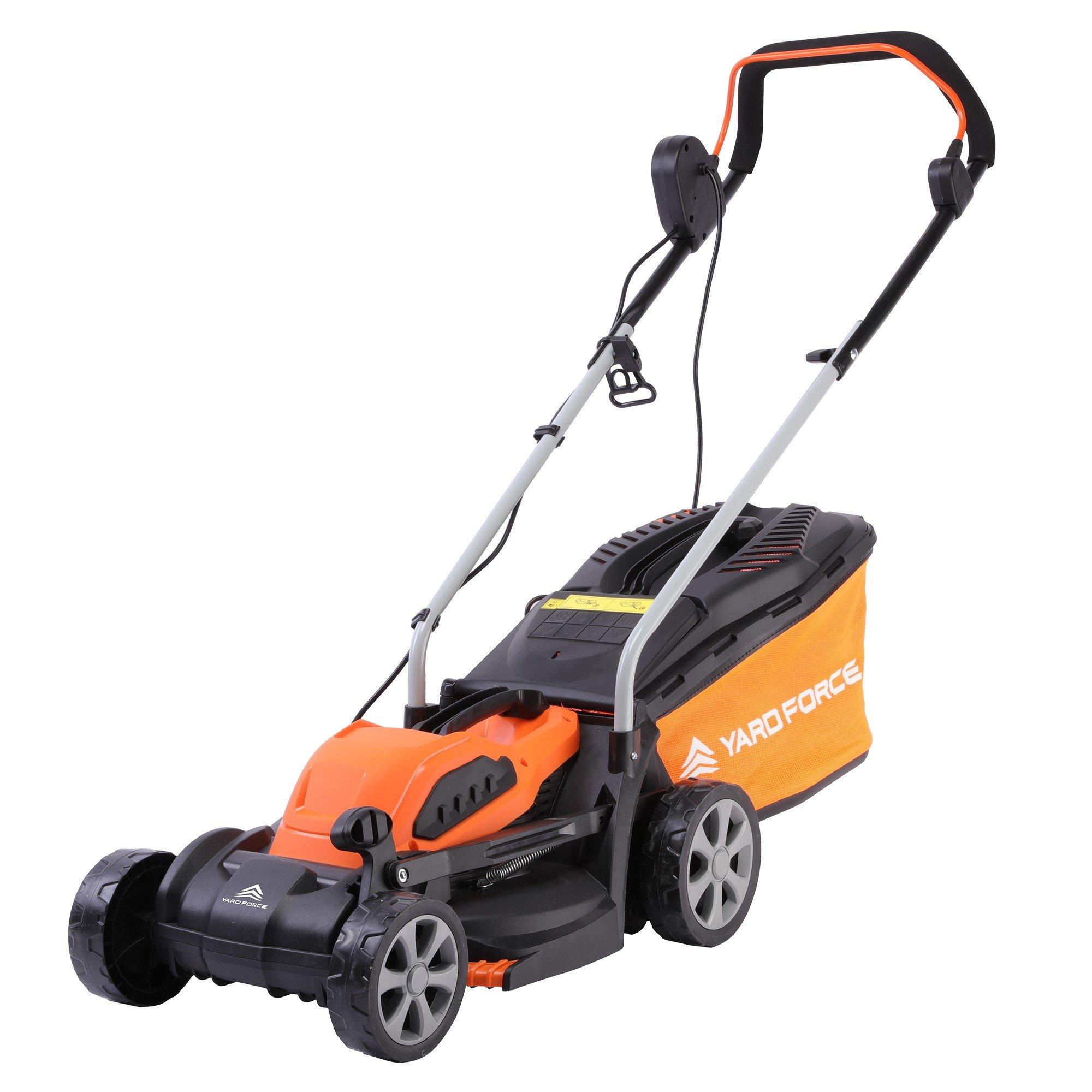 Orange - Yardforce - 1200W Lawnmower and Grass Trimmer Set - 2