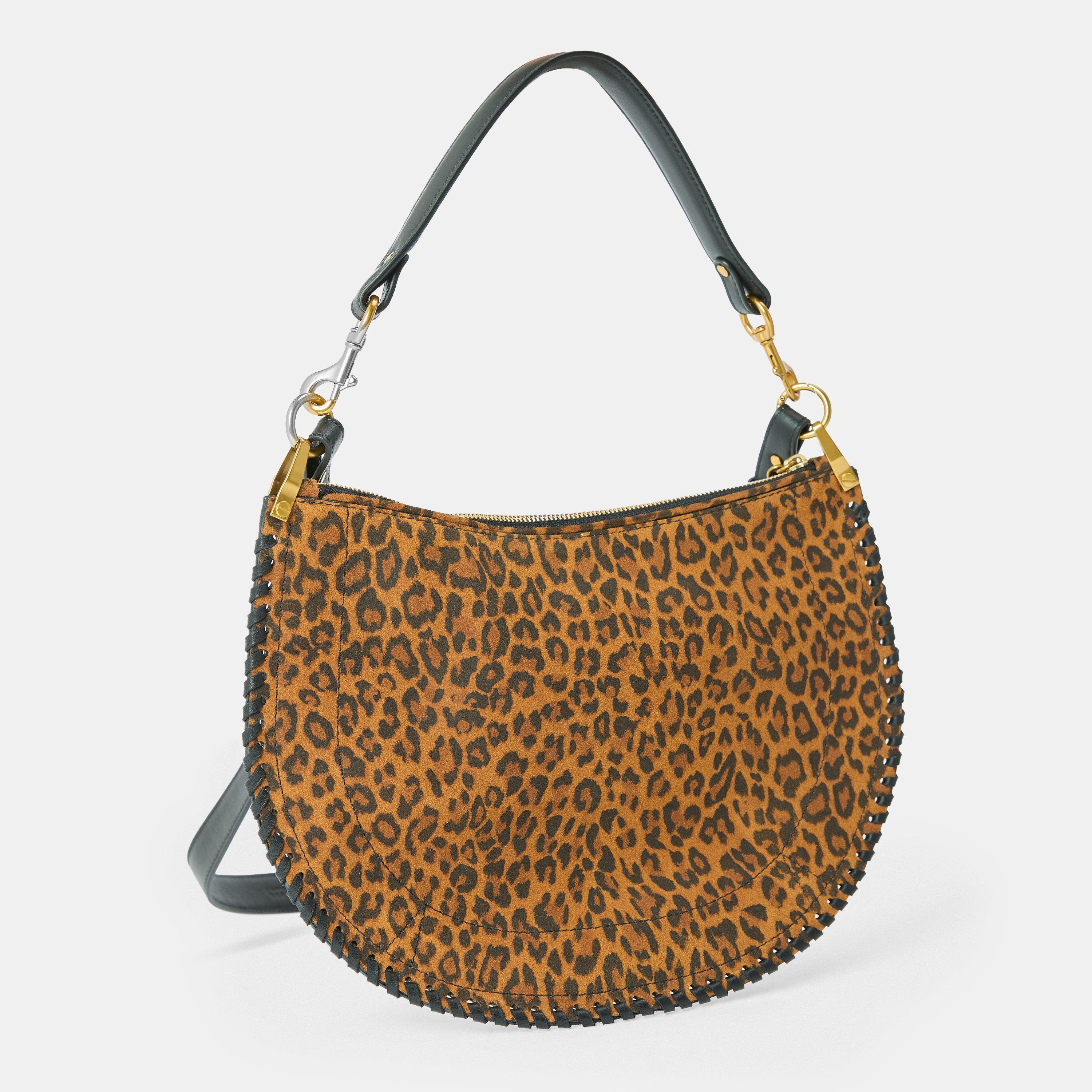 Leopard 99LE - Isabel Marant - Women's Oskan Soft Zipped Shoulder Bag - 2