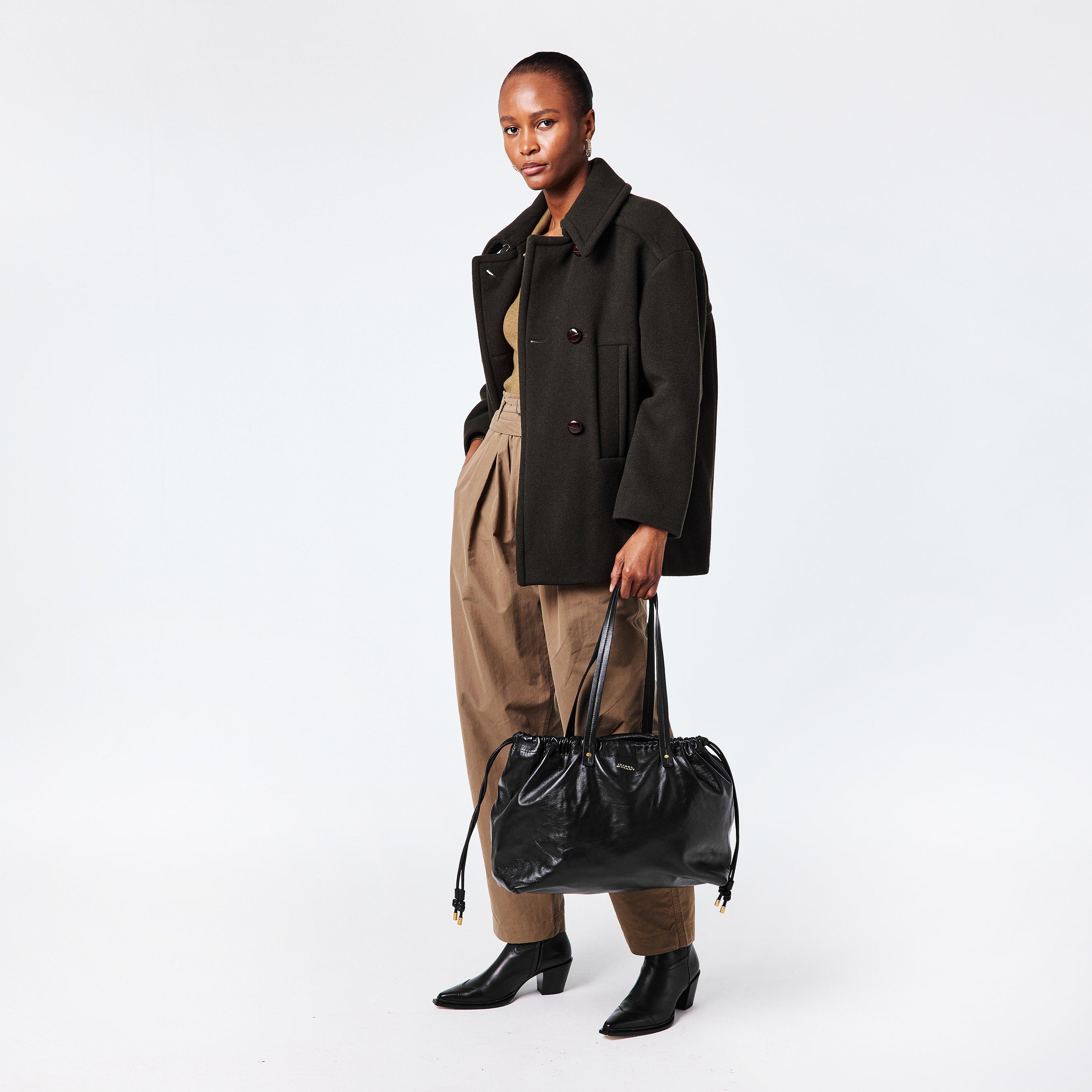 Black 01BK - Isabel Marant - Women's Silven Tote Bag - 6