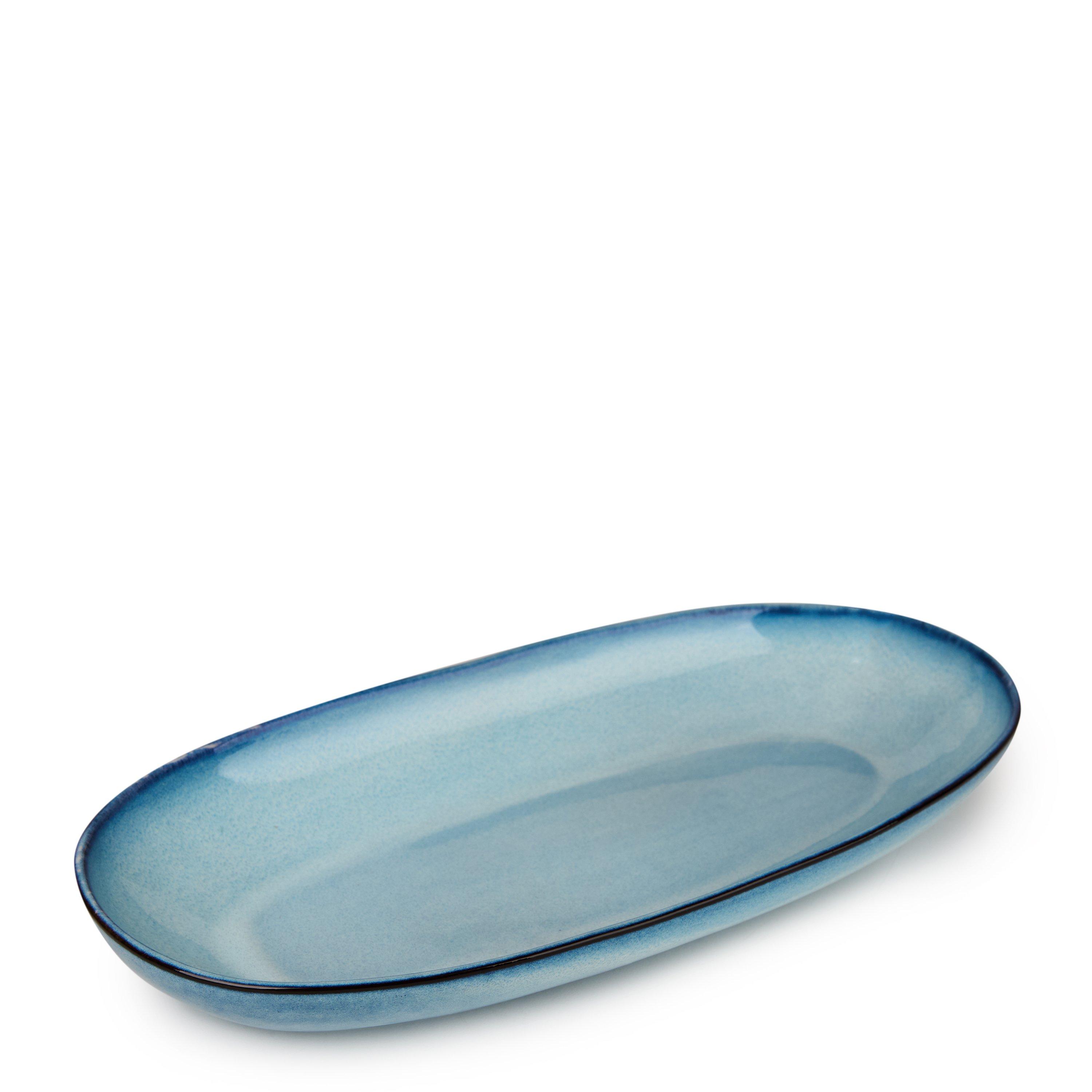 Bloomingville  Sandrine Platter - Blue - 34x16cm