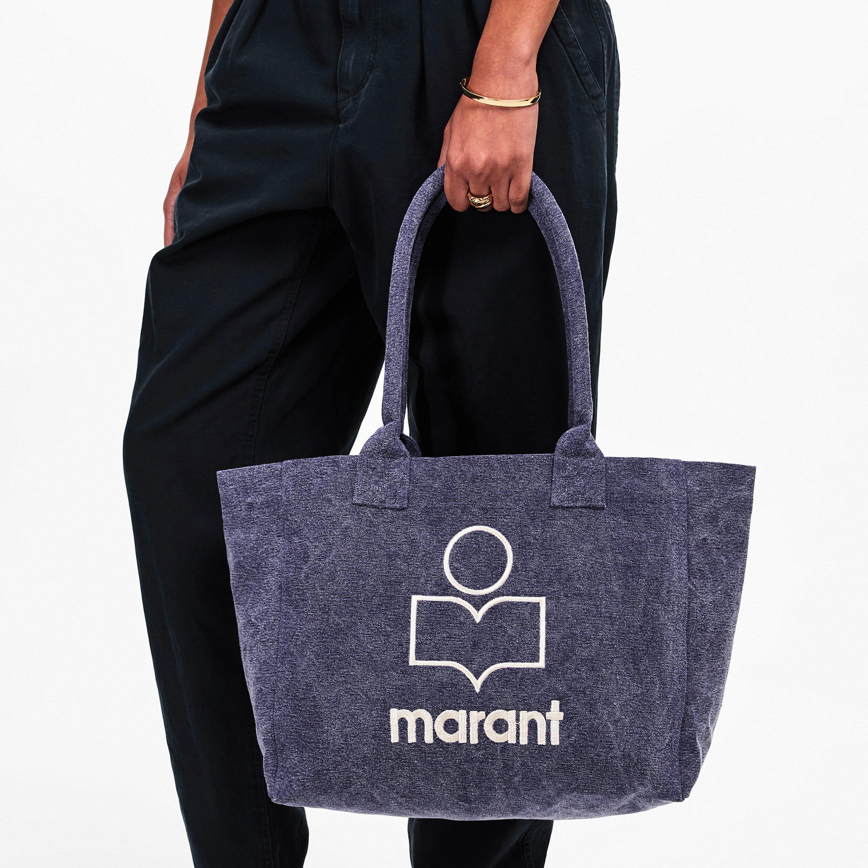 Faded Purple - Isabel Marant - Women's Yenky Zipped Tote Bag - 3