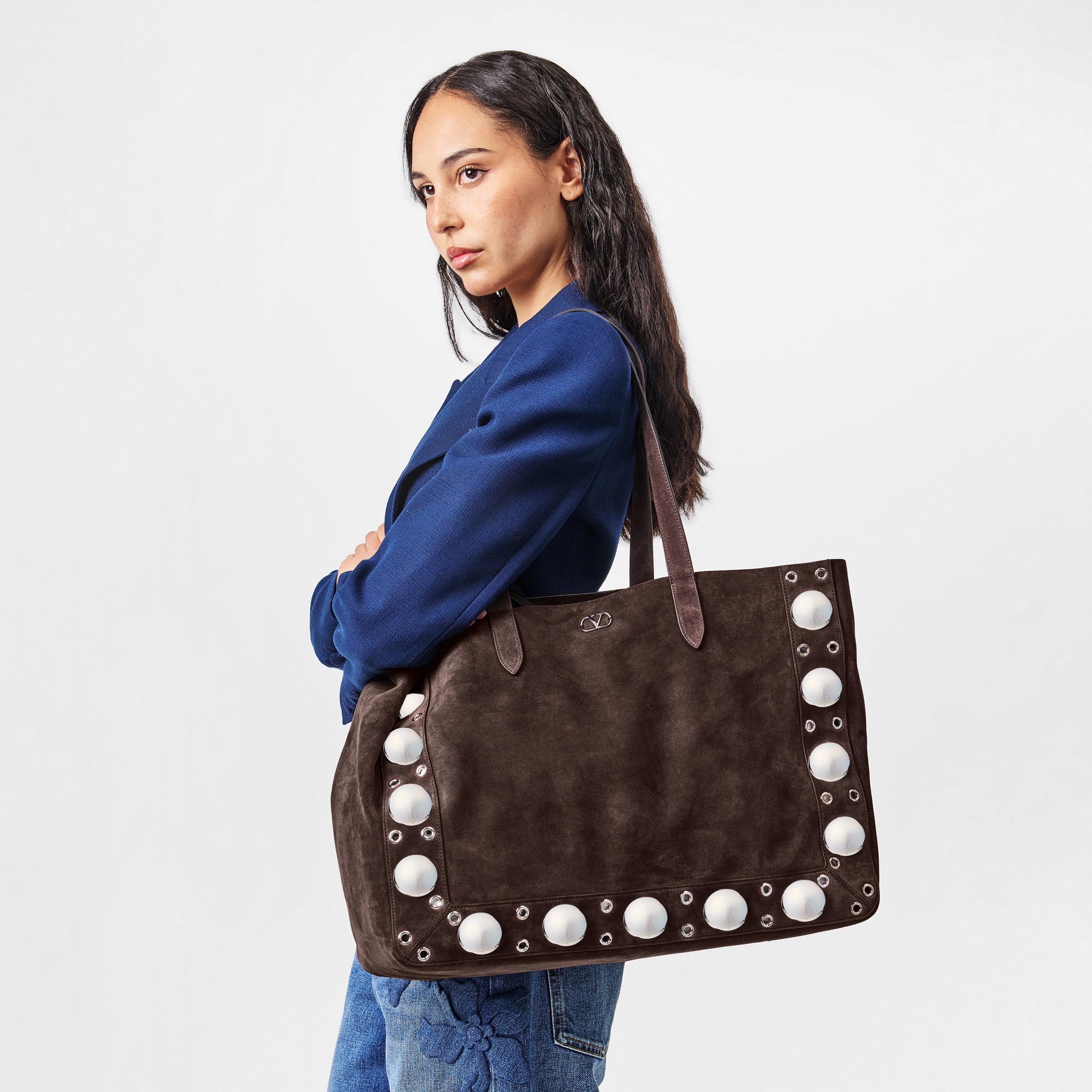 Testa Moro - Valentino Garavani - Women's Stud Tote Bag - 3