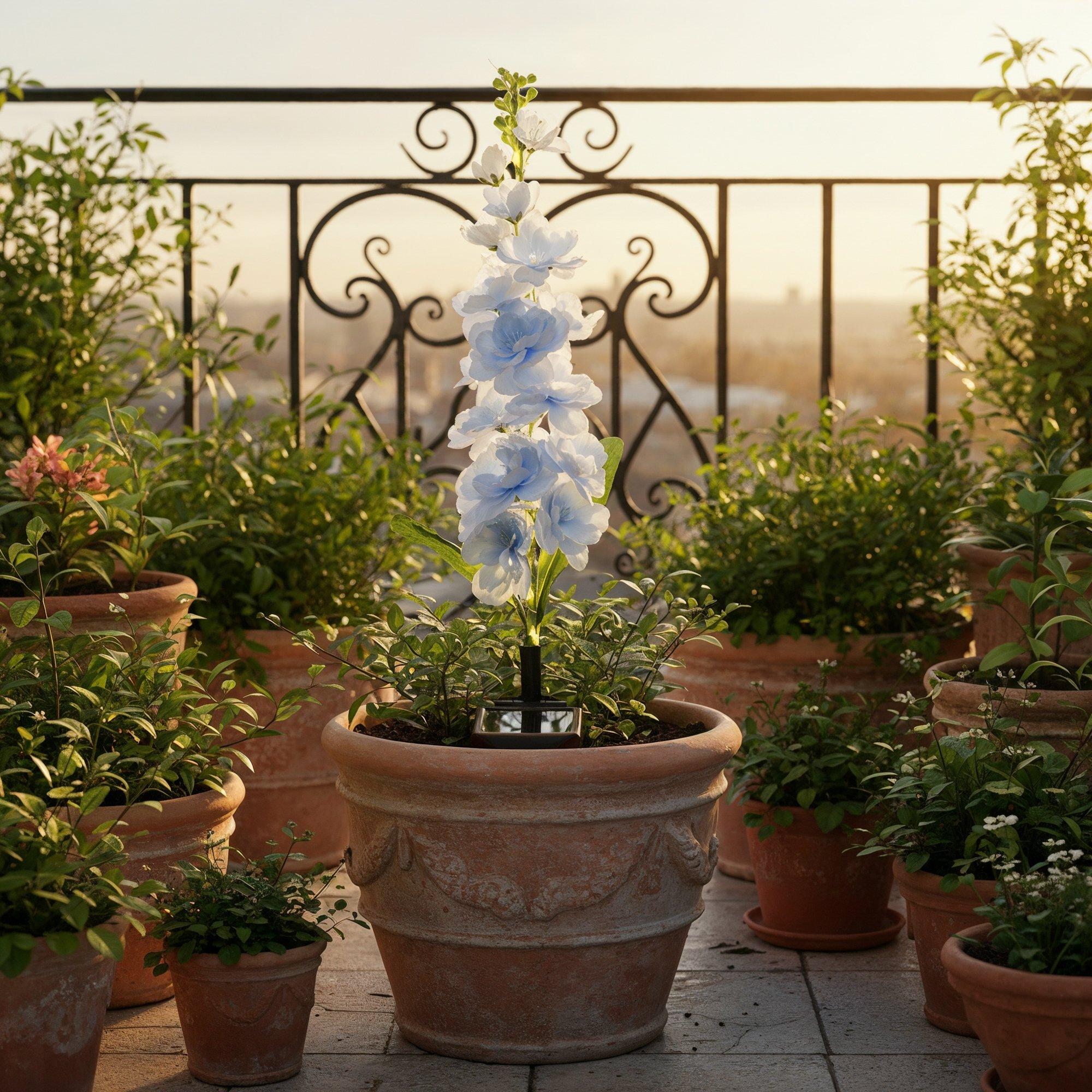 Blue - Streetwize - Blue Delphinium Solar Lights - 1