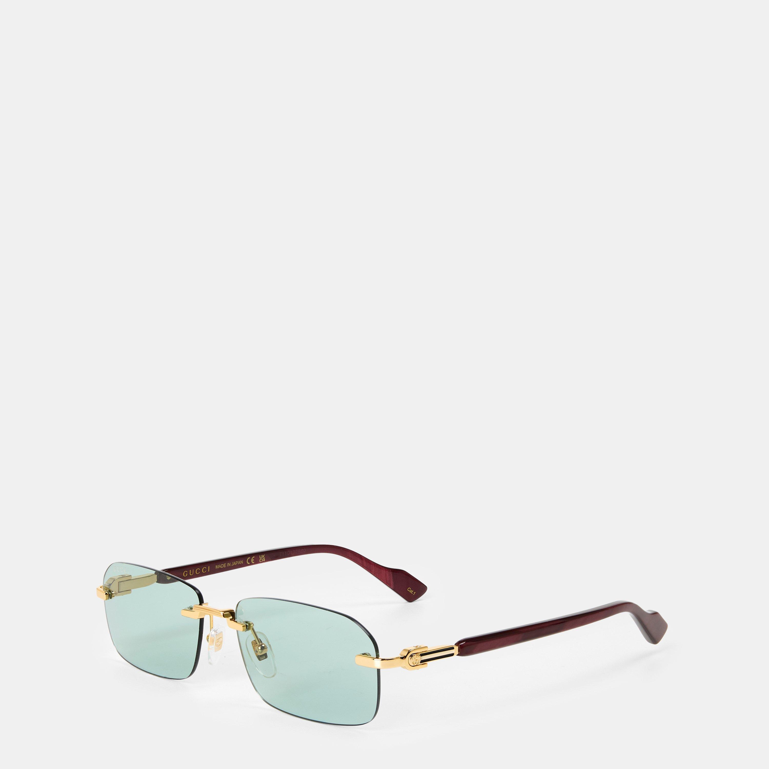 Gucci Sunglasses Gucci GG1221S Men's Rimless Rectangular
