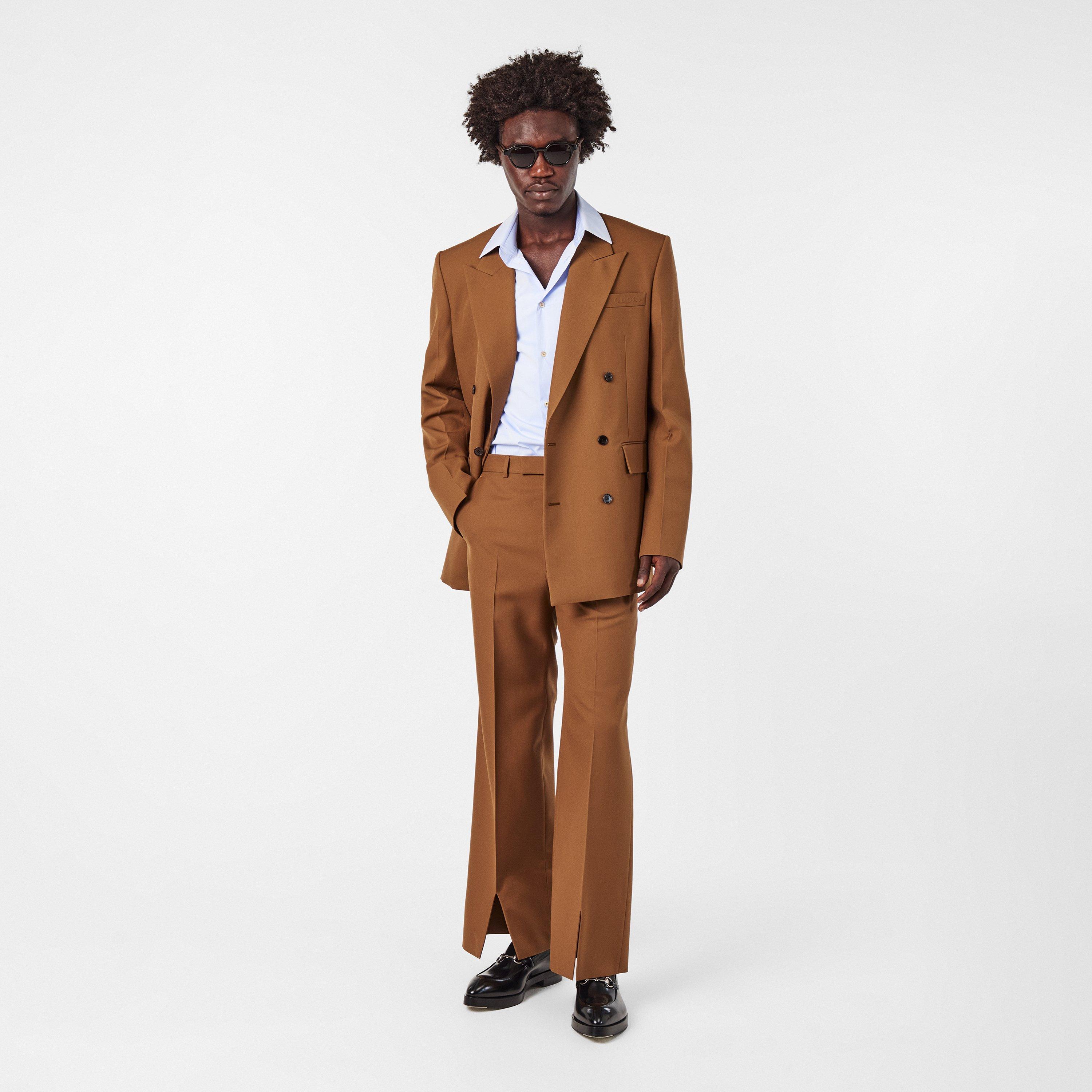 Brown - Gucci - Men's Round-Frame Sunglasses - 6