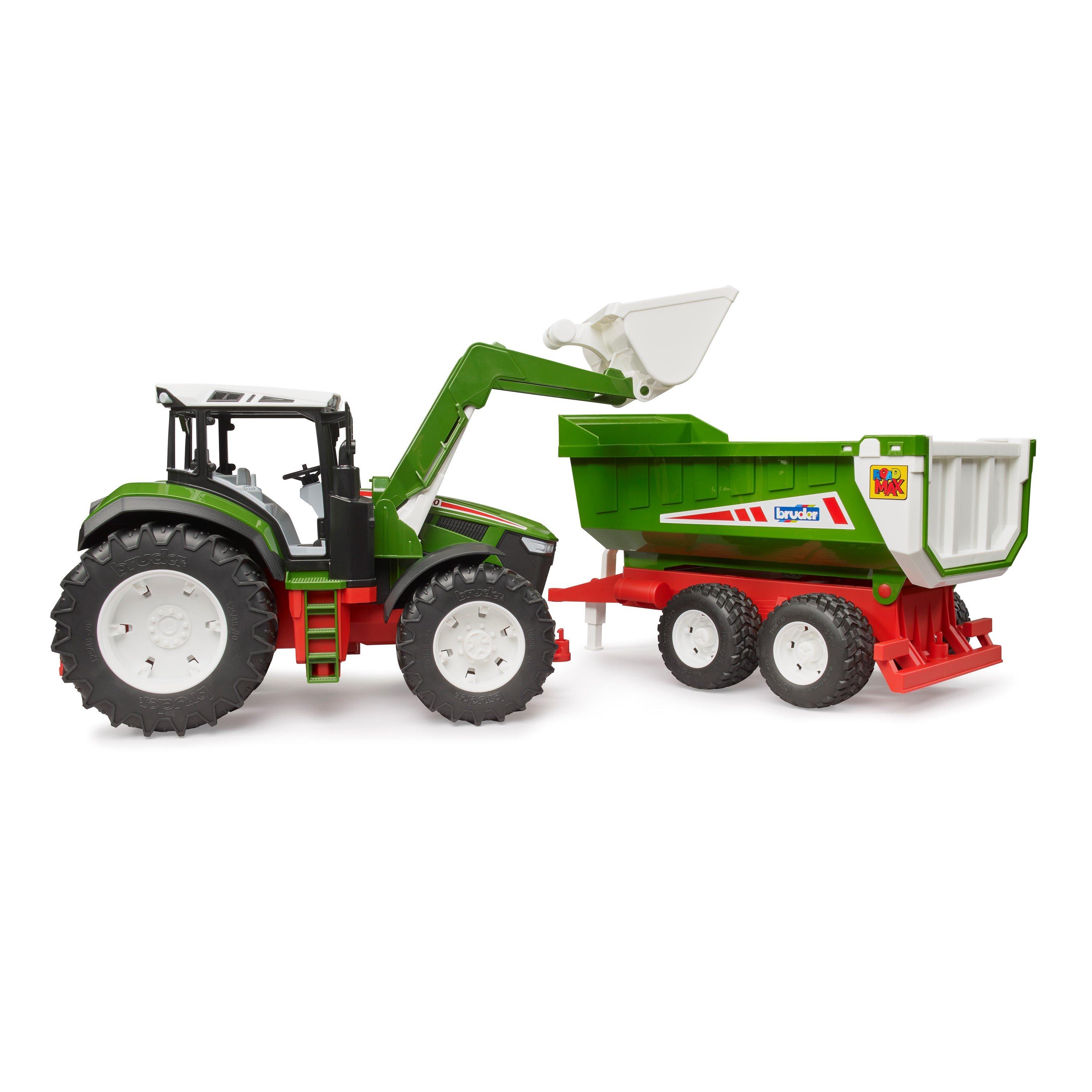 Multi - Bruder - Bruder 1:16 ROADMAX Tractor with frontloader + tip - 1