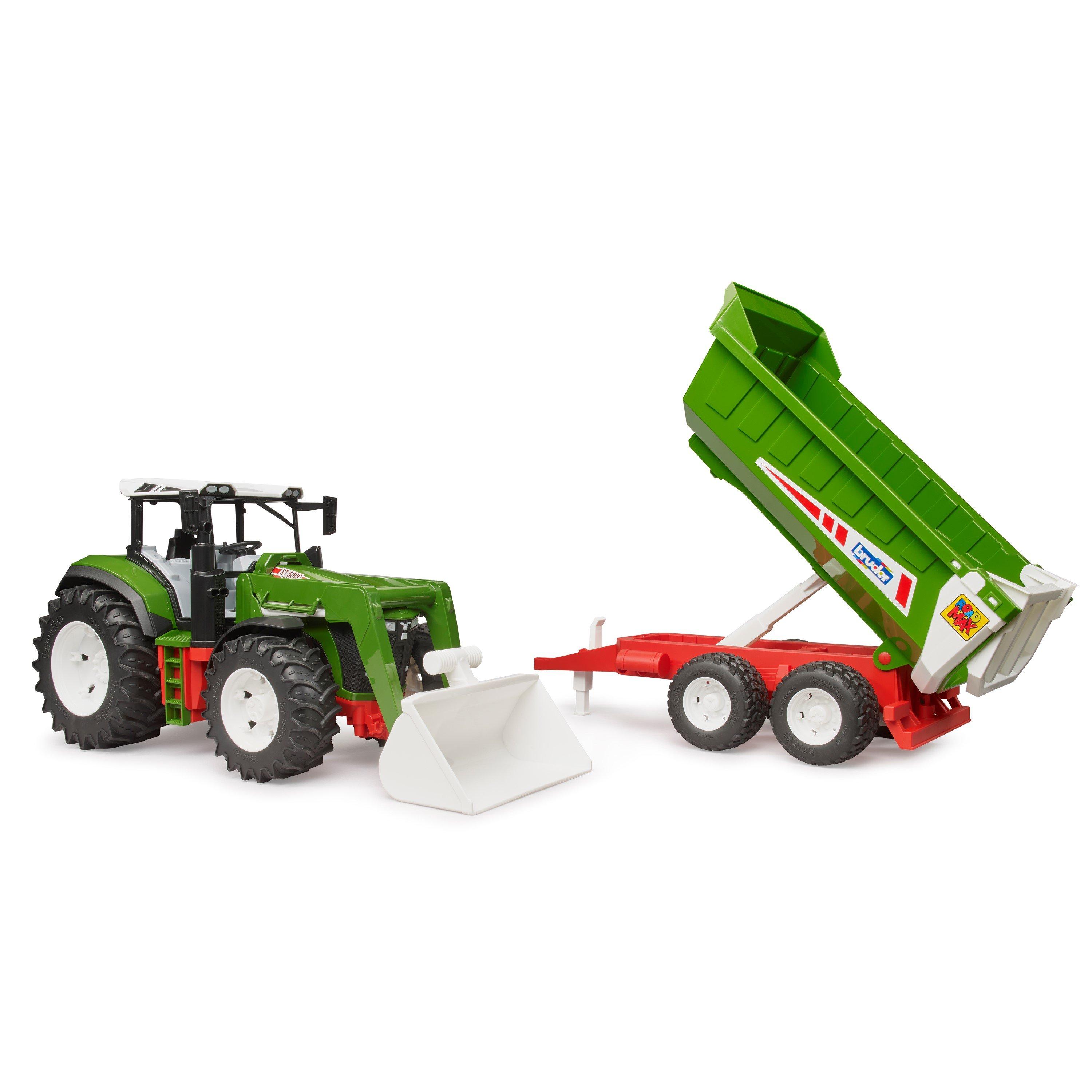 Multi - Bruder - Bruder 1:16 ROADMAX Tractor with frontloader + tip - 4