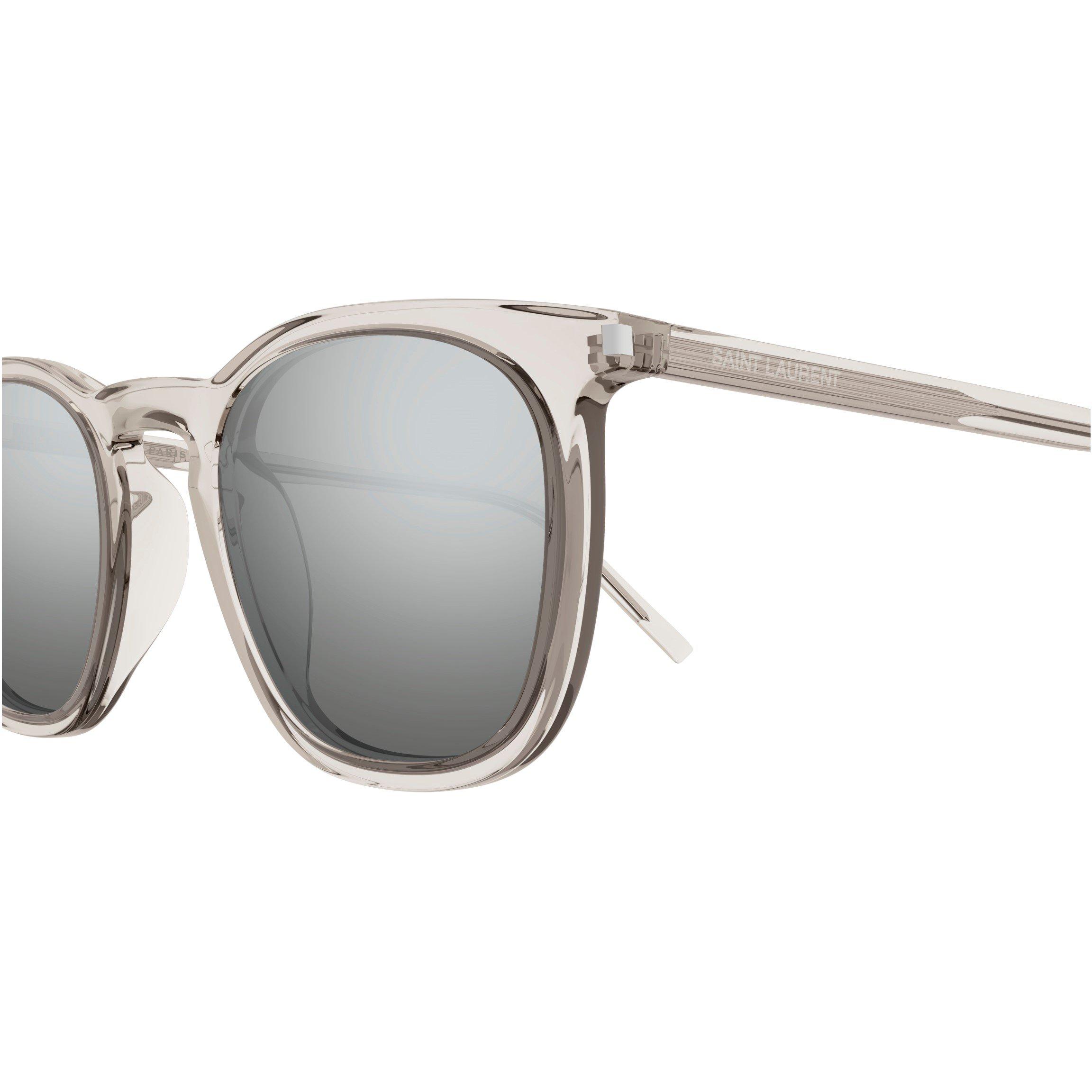 Clear - Saint Laurent - Round Sunglasses - 3