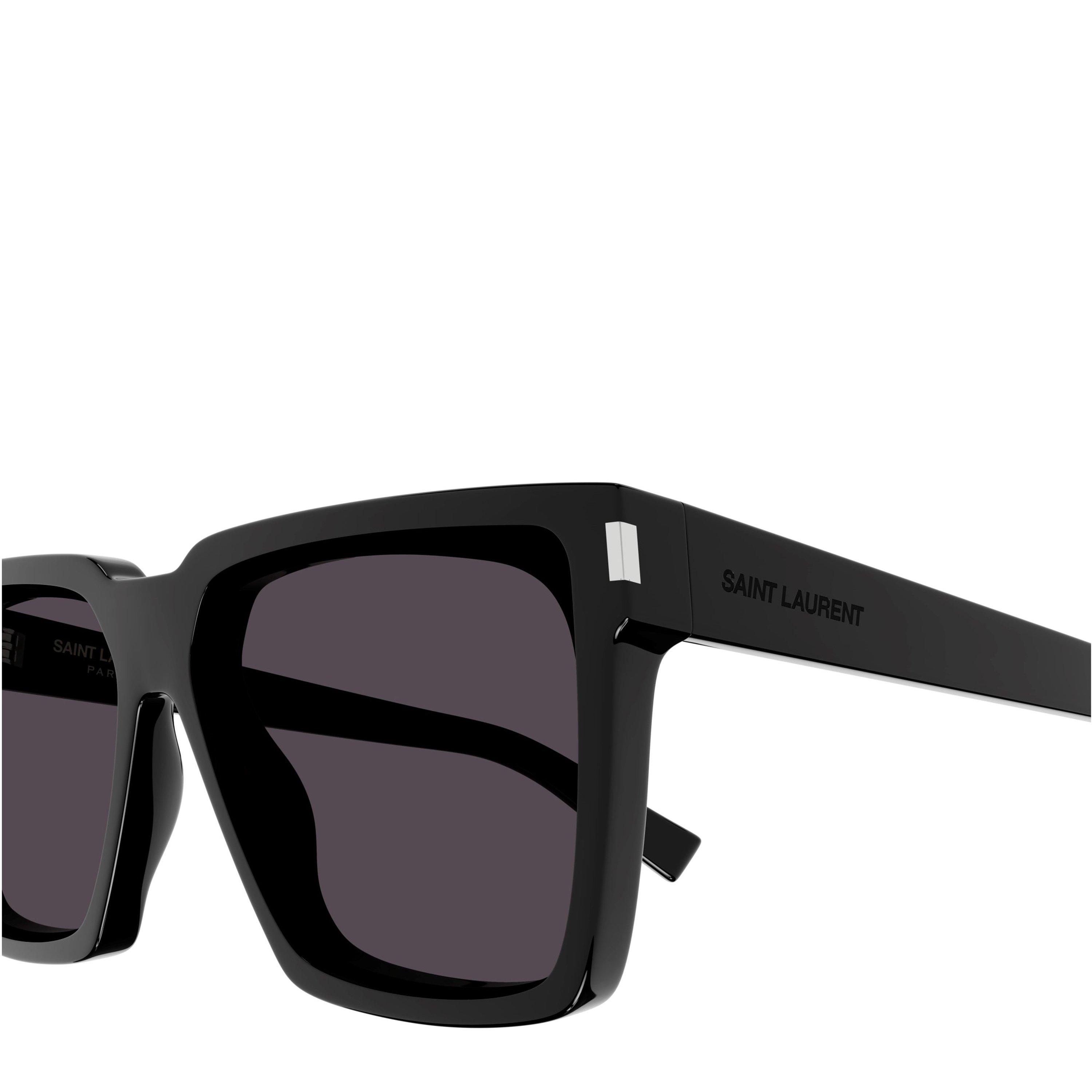 Black - Saint Laurent - Men's Round Sunglasses - 4