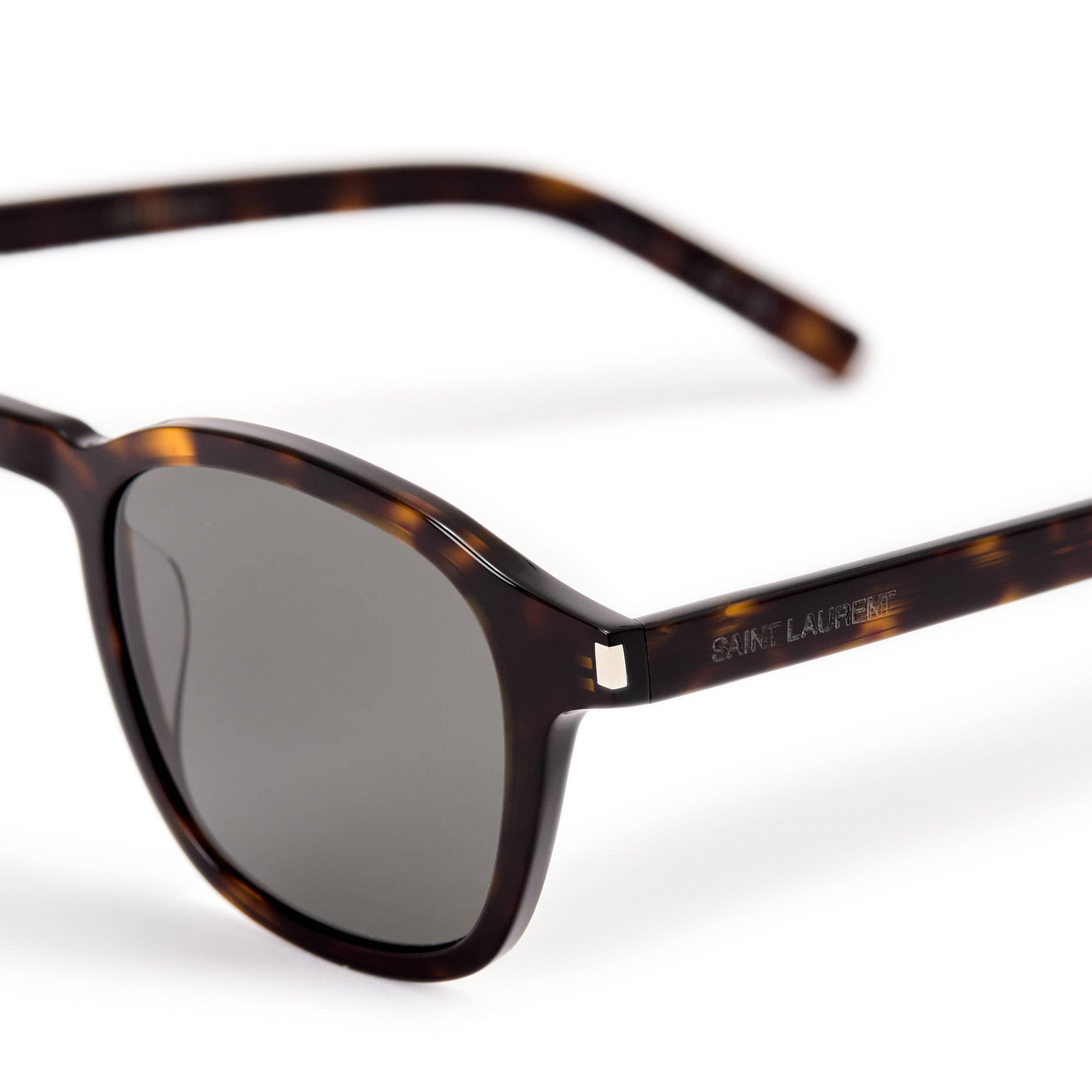 Black/Havana - Saint Laurent - Saint Laurent SL 946 Mens Panthos Sunglasses - 4