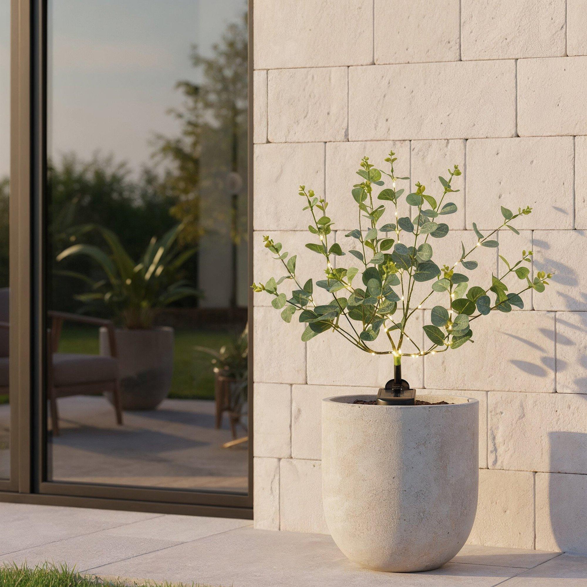 Green - Streetwize - Eucalyptus Tree Solar Lights - 1