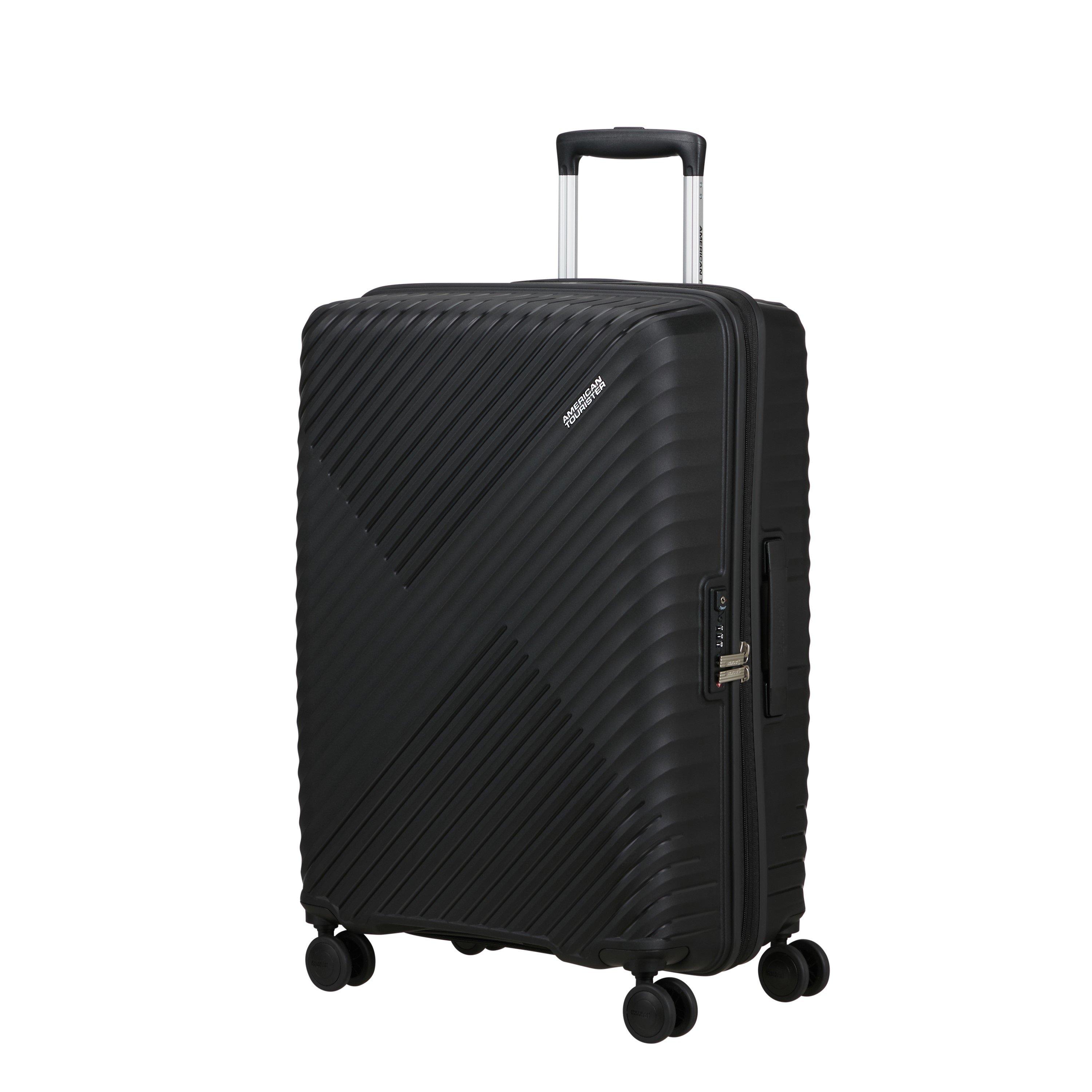 American Tourister  Diablast Spinner 68X47x31/34Cm Exp Tsa Medium Hard Suitcase - Black Code