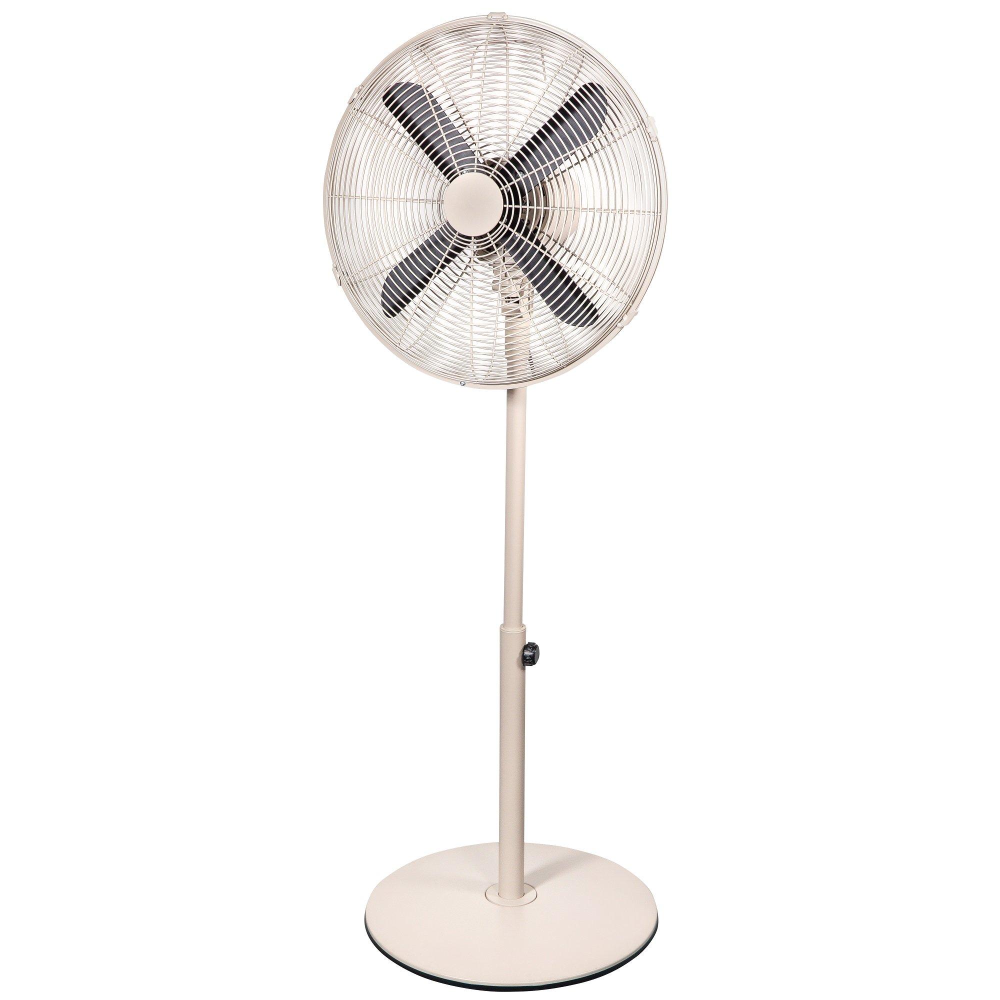 Greige And Blac - Russell Hobbs - RHMPF1601GR 16” Metal Pedestal Fan in Greige - 9