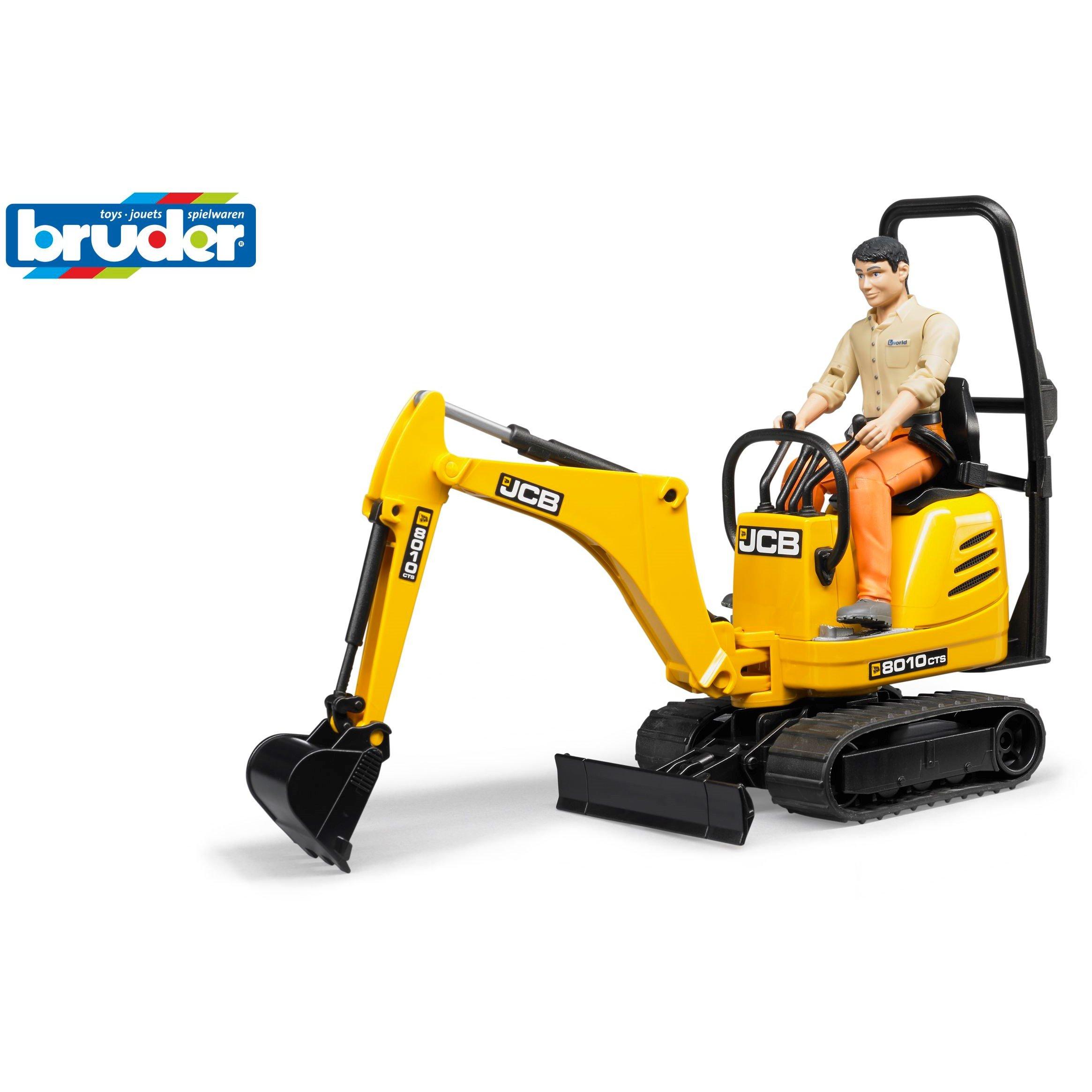 Multi - Bruder - Bruder 1:16 bworld JCB Micro excavator 8010 CTS an - 1