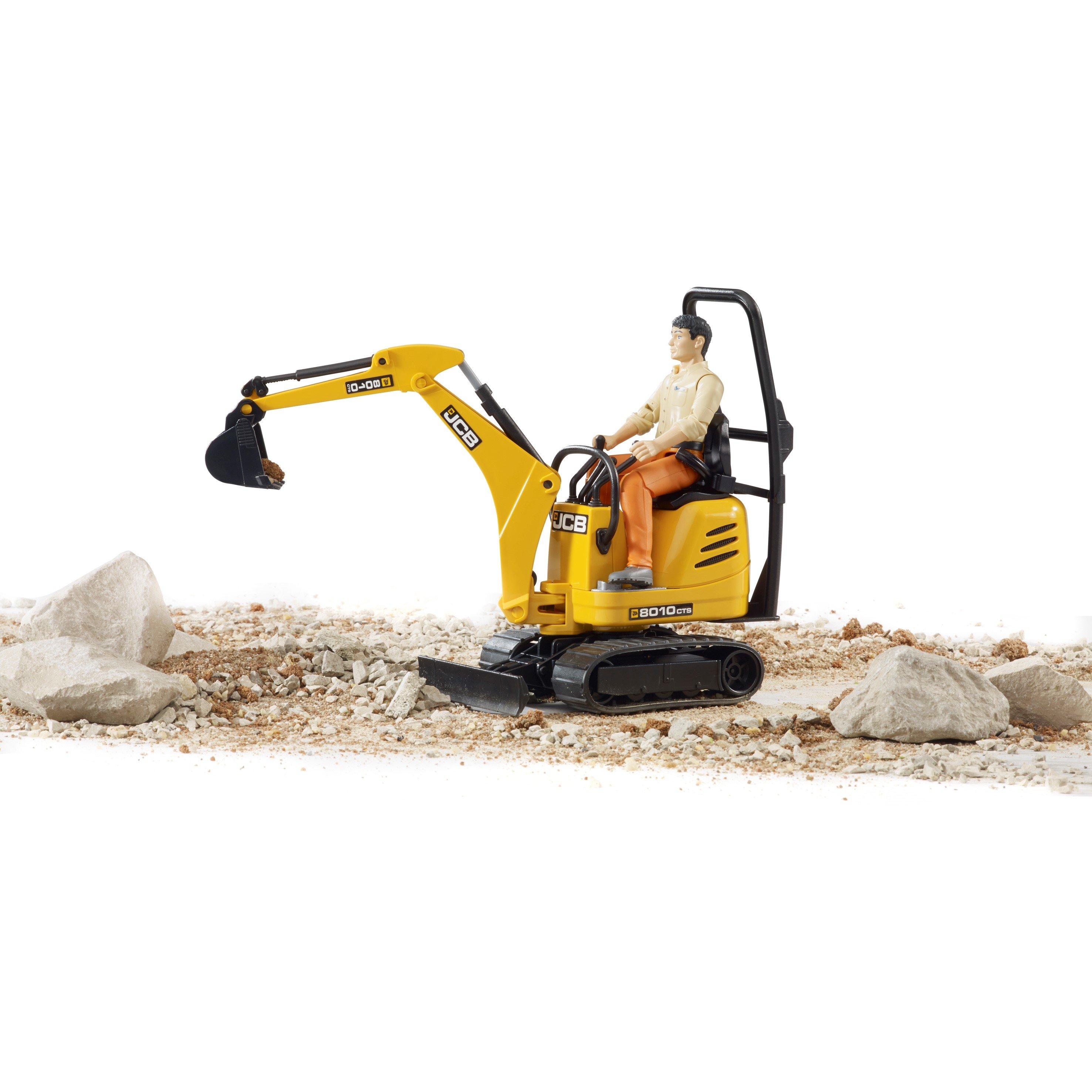 Multi - Bruder - Bruder 1:16 bworld JCB Micro excavator 8010 CTS an - 2