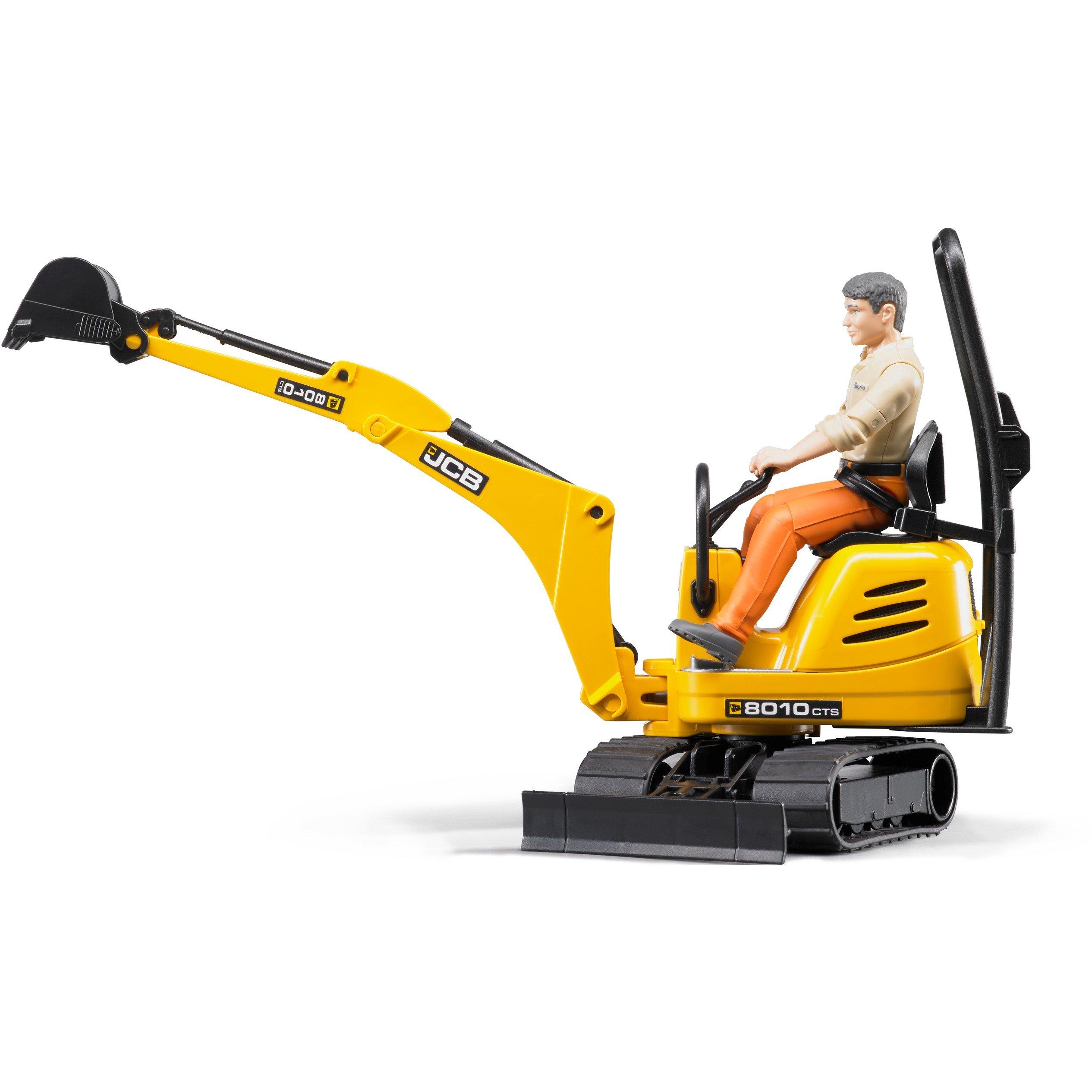 Multi - Bruder - Bruder 1:16 bworld JCB Micro excavator 8010 CTS an - 3