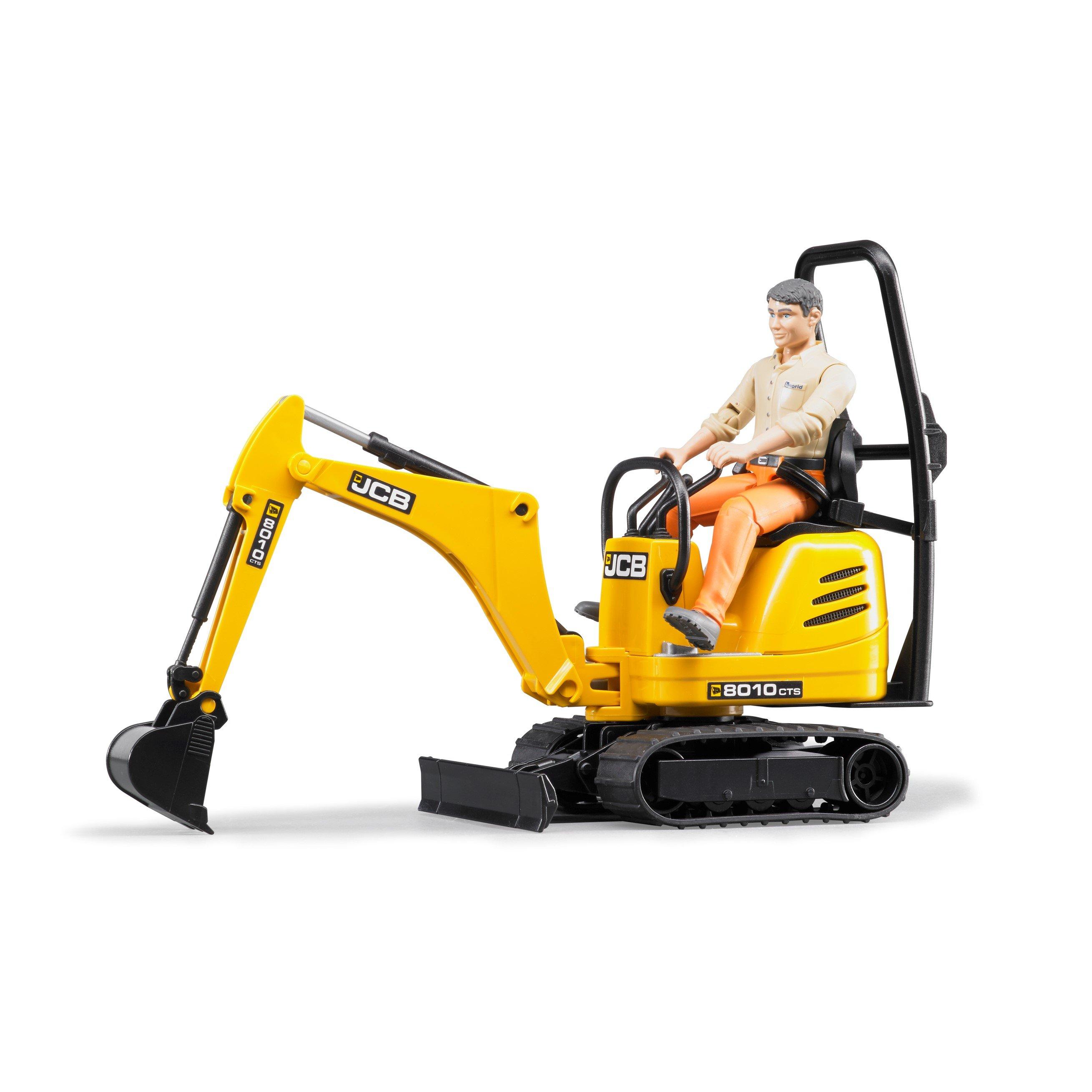 Multi - Bruder - Bruder 1:16 bworld JCB Micro excavator 8010 CTS an - 4