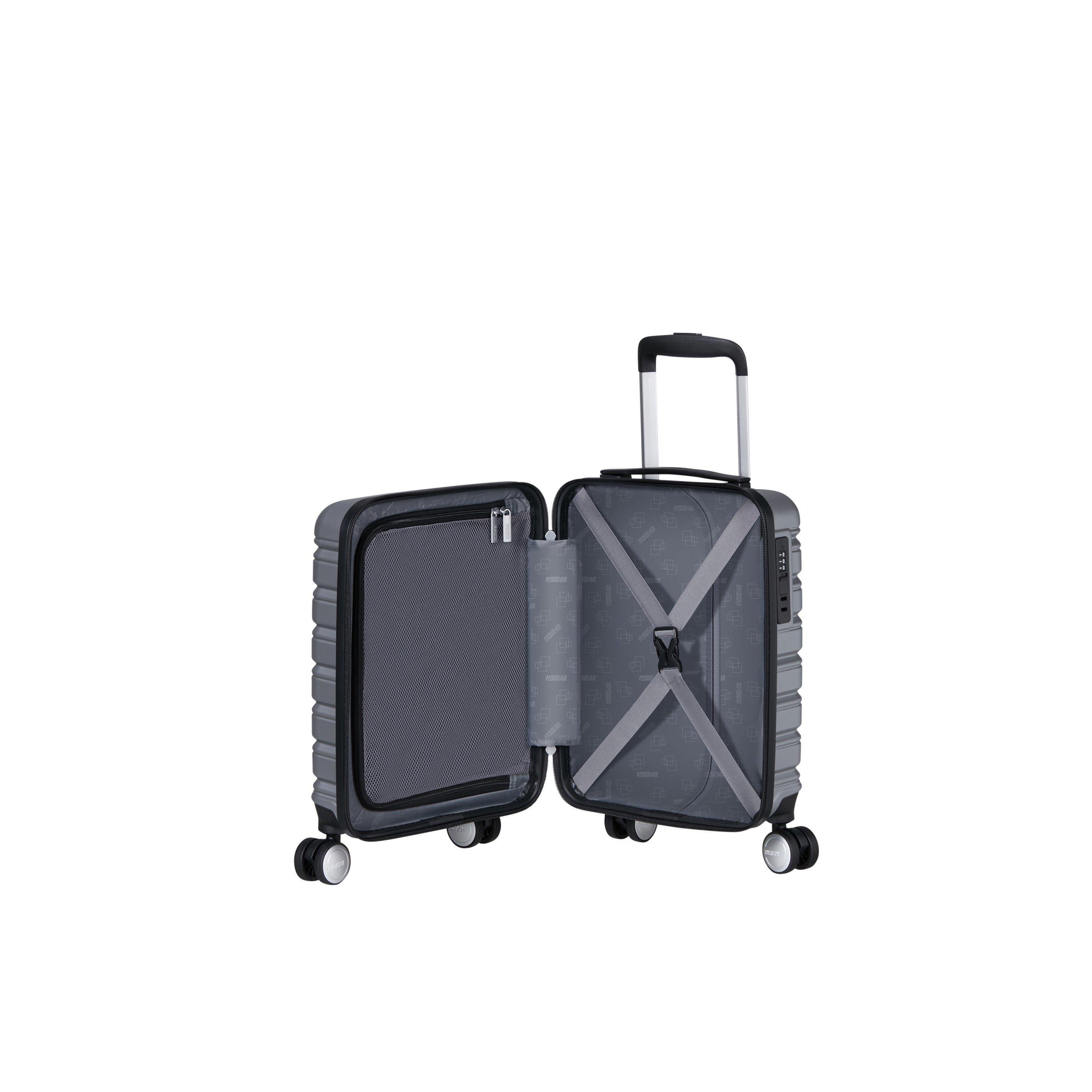 Sky Silver - American Tourister - Flashline Spinner 45x30x20cm Underseat Hard Suitcase - 2