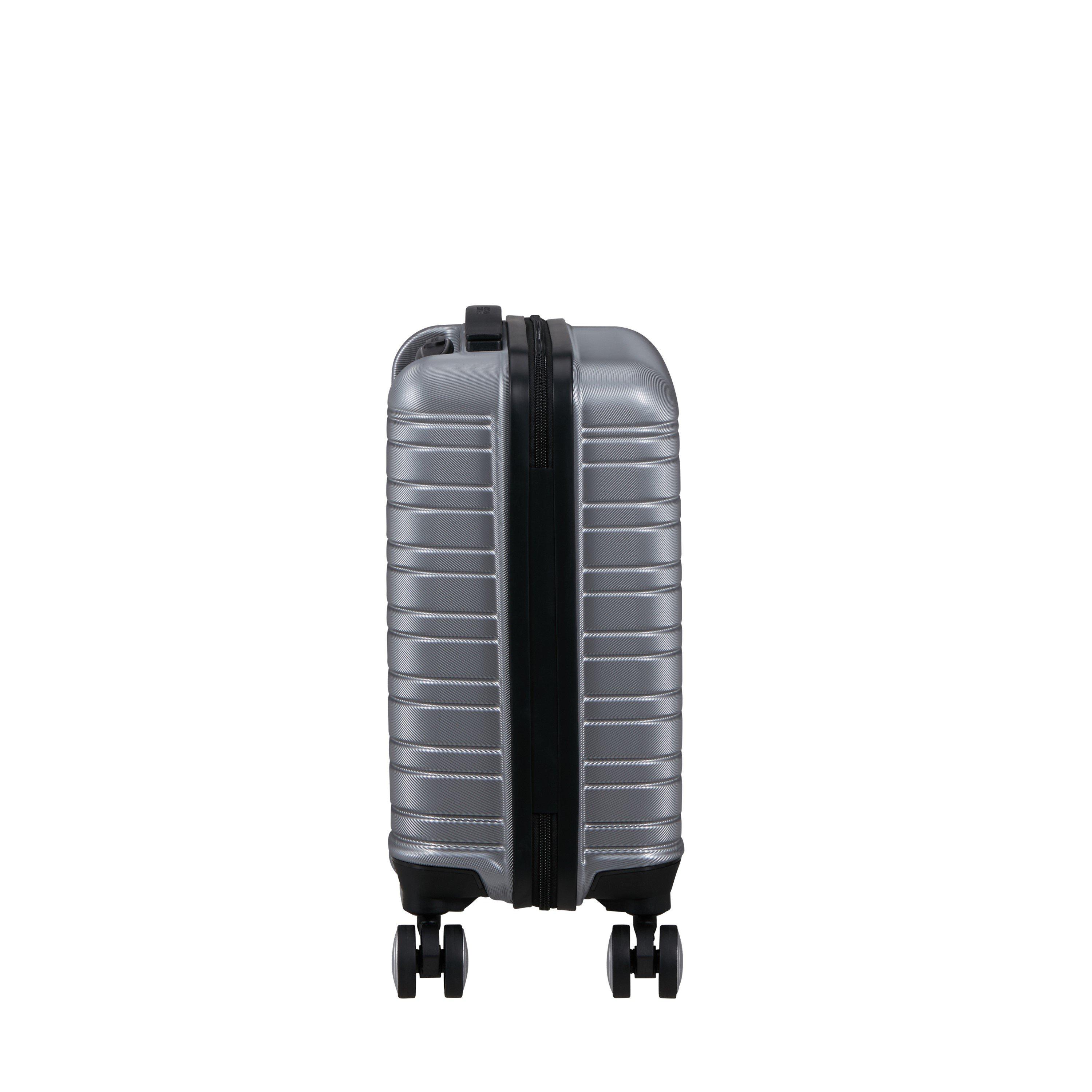 Sky Silver - American Tourister - Flashline Spinner 45x30x20cm Underseat Hard Suitcase - 3