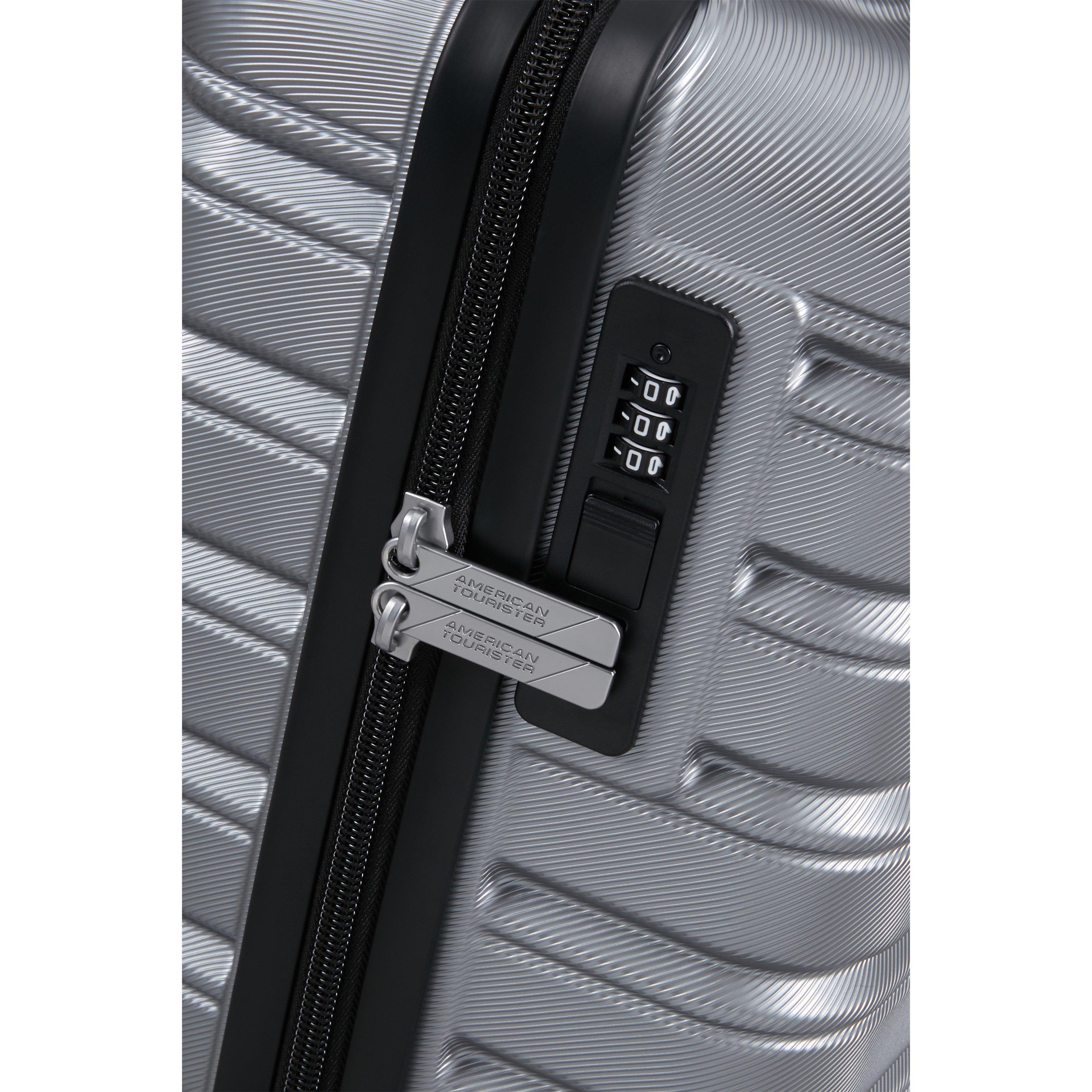 Sky Silver - American Tourister - Flashline Spinner 45x30x20cm Underseat Hard Suitcase - 5