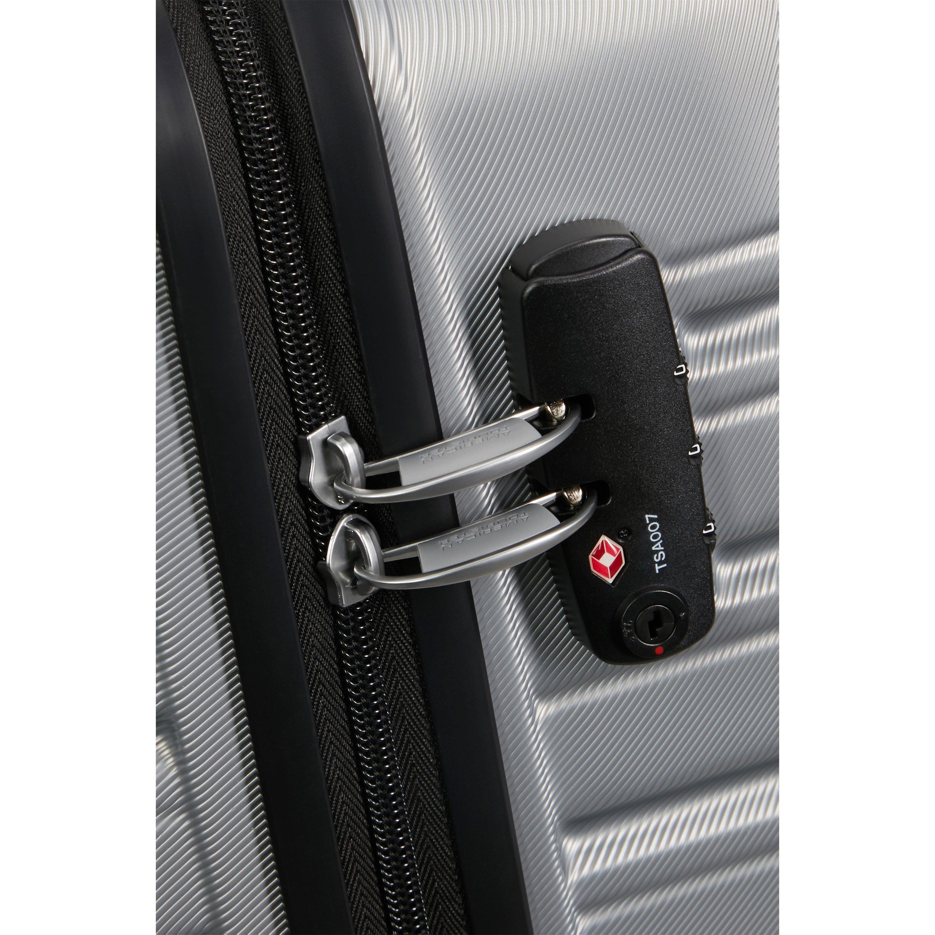 Sky Silver - American Tourister - Flashline Spinner 55x40x20cm TSA Cabin Hard Suitcase - 5