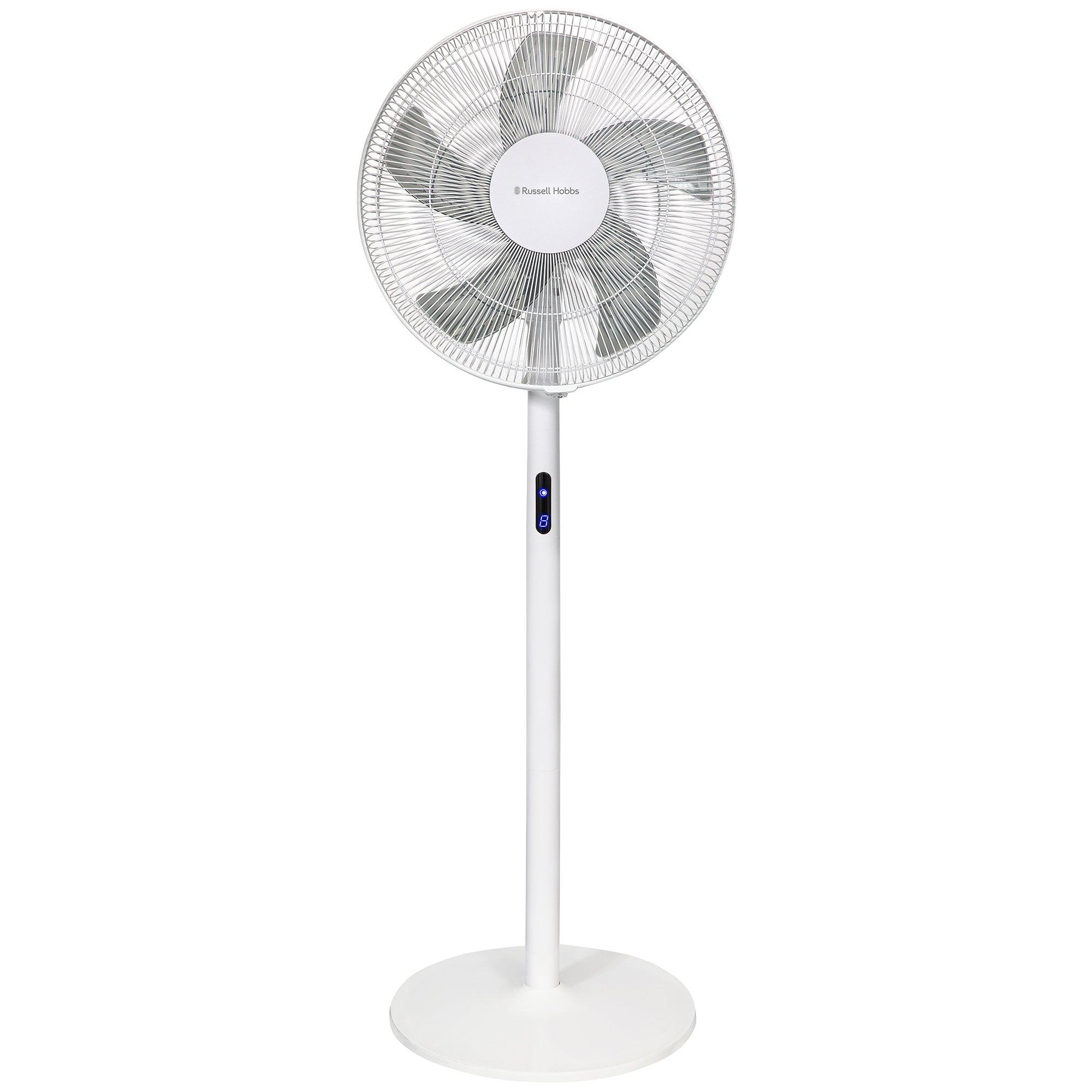 White - Russell Hobbs - RHMPF3IN1 3-in-1 Pedestal Fan in White - 1