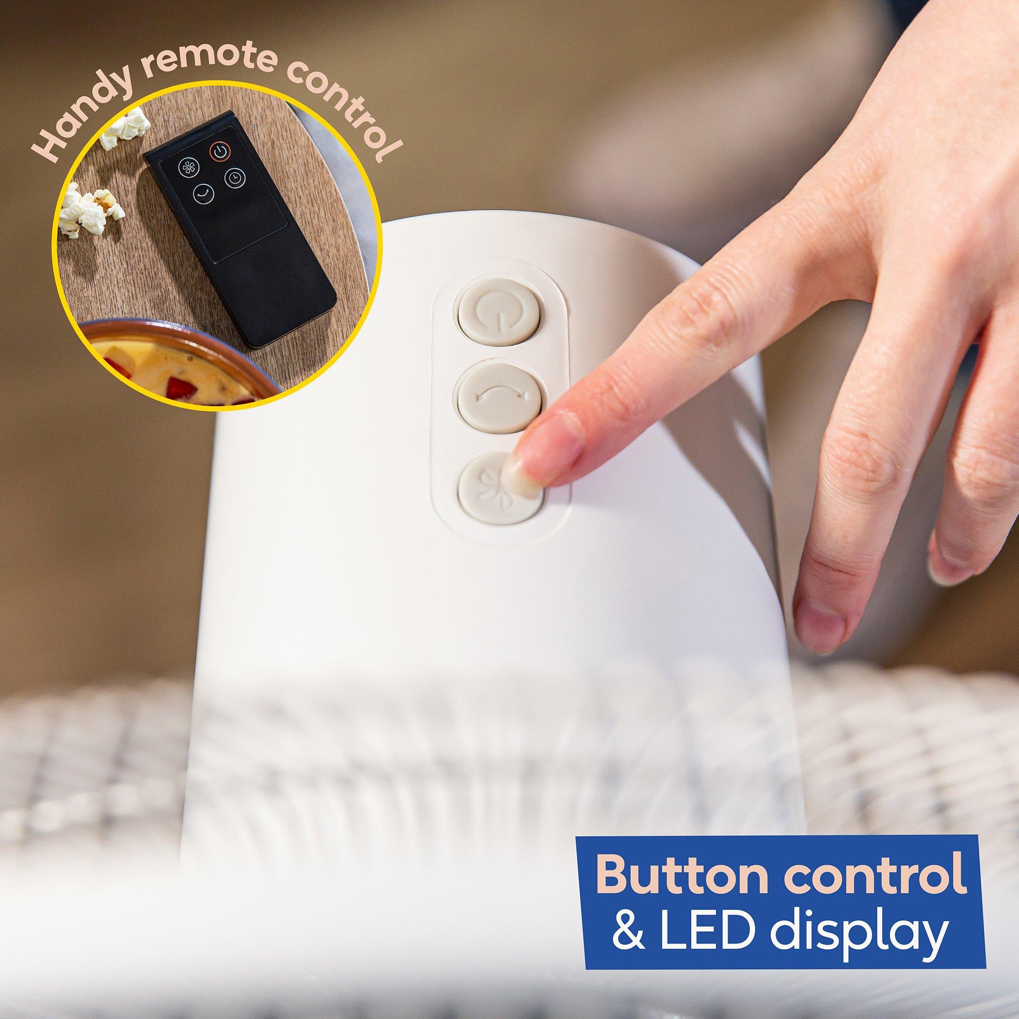 White - Russell Hobbs - RHMPF3IN1 3-in-1 Pedestal Fan in White - 5