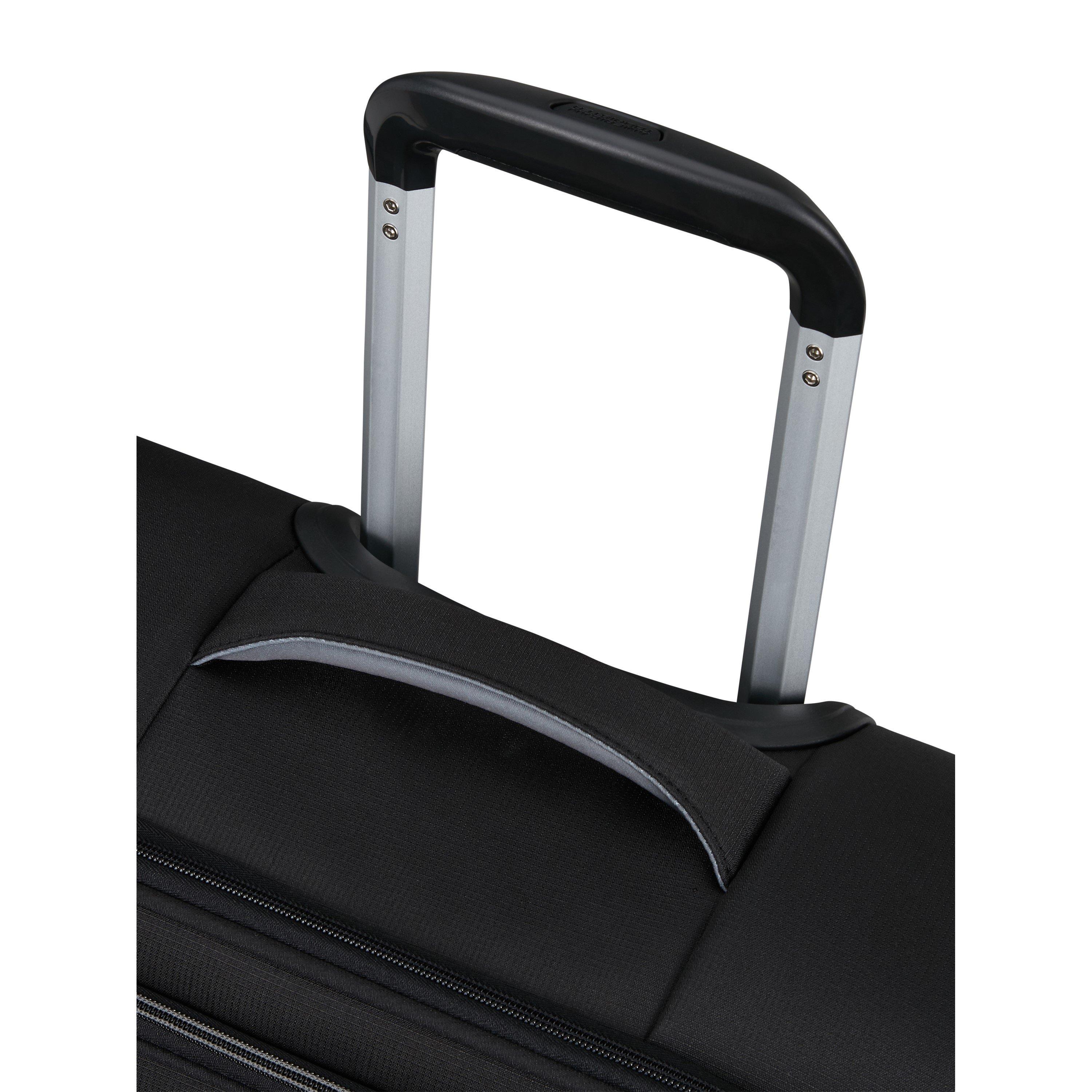 Jet Black - American Tourister - Cloudrider Spinner 55x40x20cm TSA Cabin Soft Suitcase - 6