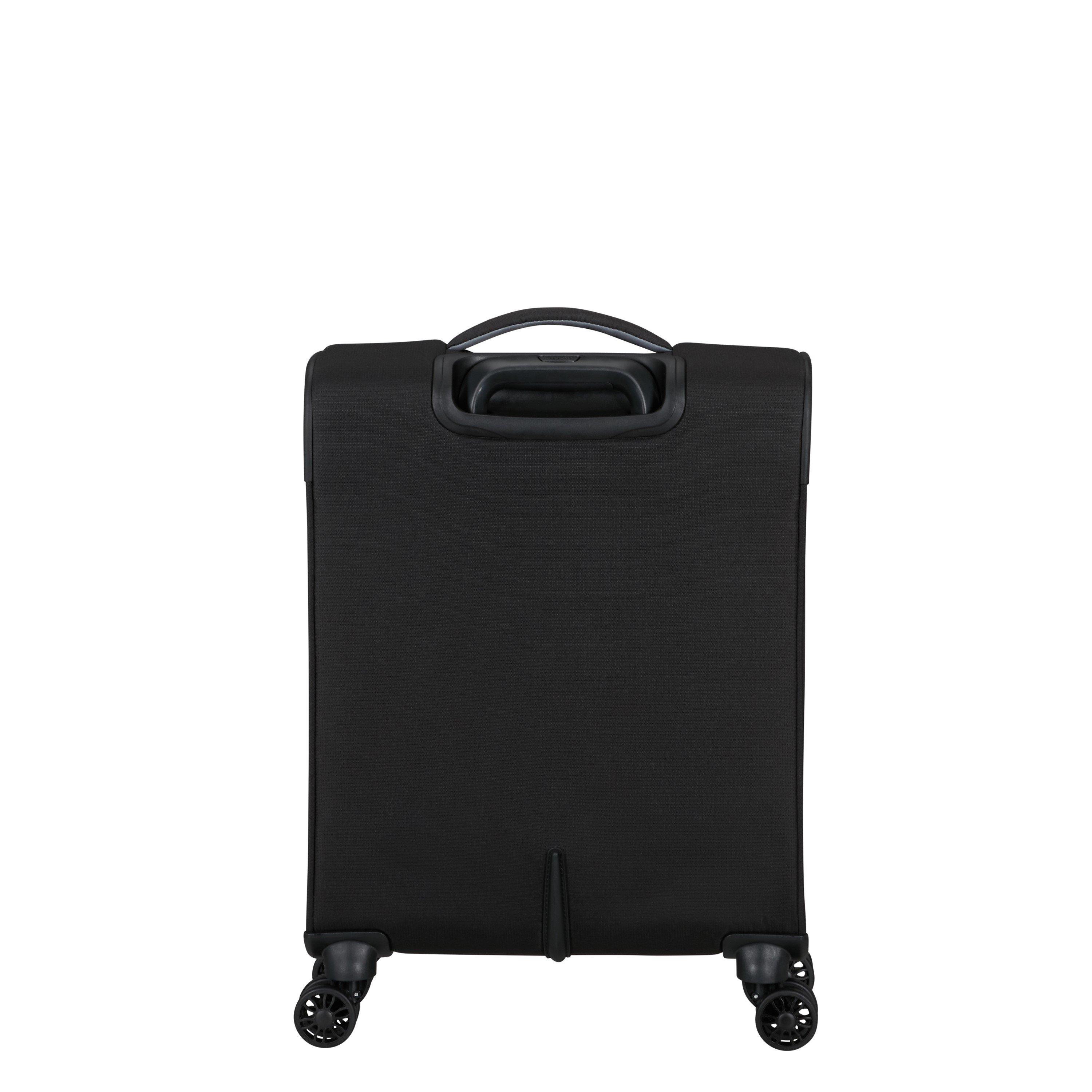 Jet Black - American Tourister - Cloudrider Spinner 55x40x20cm TSA Cabin Soft Suitcase - 8
