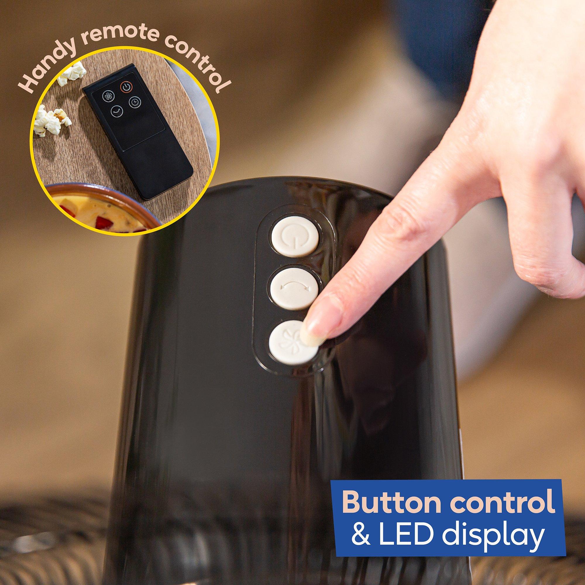 Black - Russell Hobbs - RHMPF3IN1B 3-in-1 Pedestal Fan in Black - 6