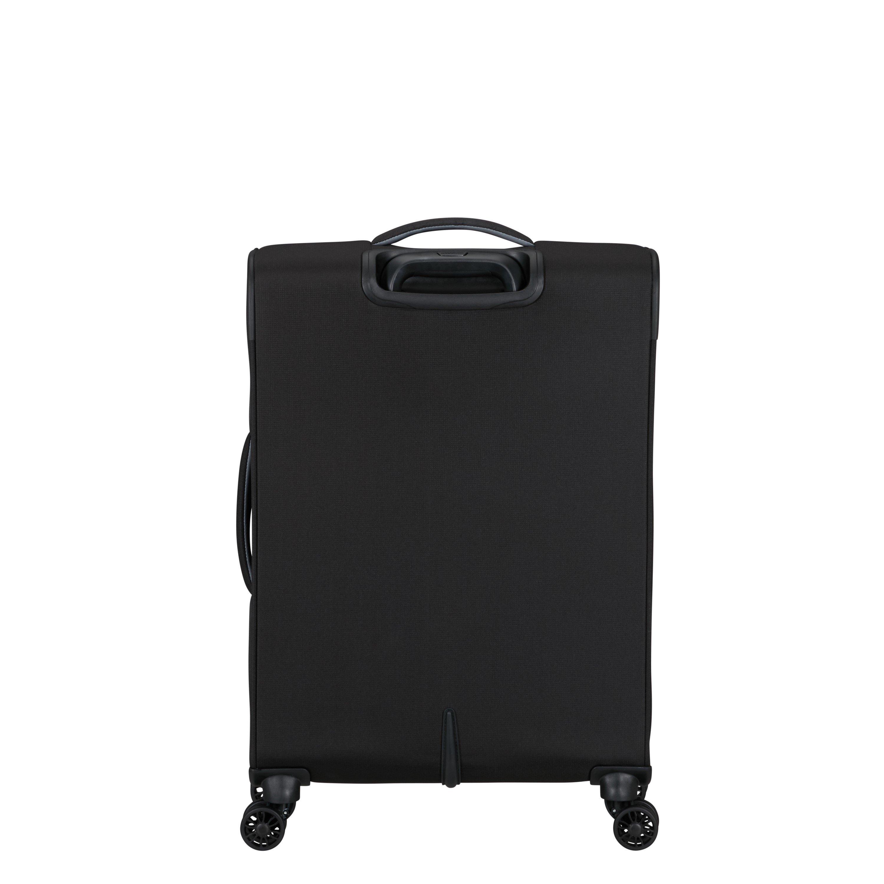 Jet Black - American Tourister - Cloudrider Spinner 67x44x26/28cm EXP TSA Medium Soft Suitcase - 8