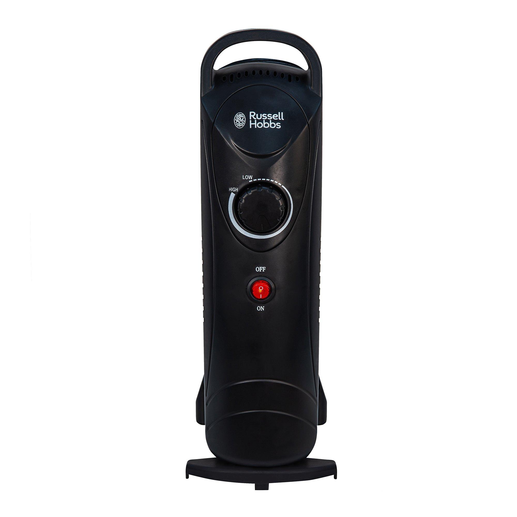 Black - Russell Hobbs - RHOFR3001 5 Fin Oil Filled Radiator in Black - 7