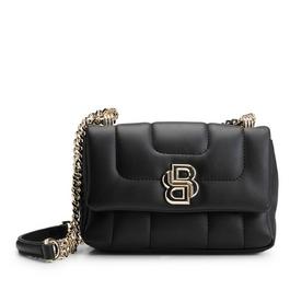 Boss Faux Leather Quilted Shoulder Bag