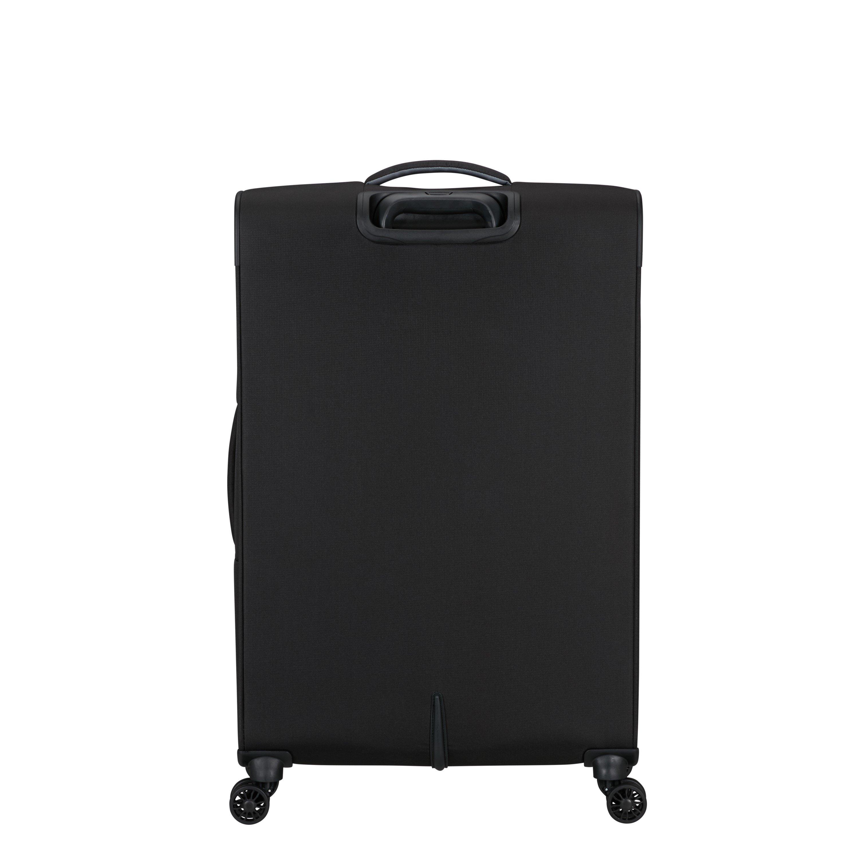 Jet Black - American Tourister - Cloudrider Spinner 78.5x49x30/32cm EXP TSA Large Soft Suitcase - 8